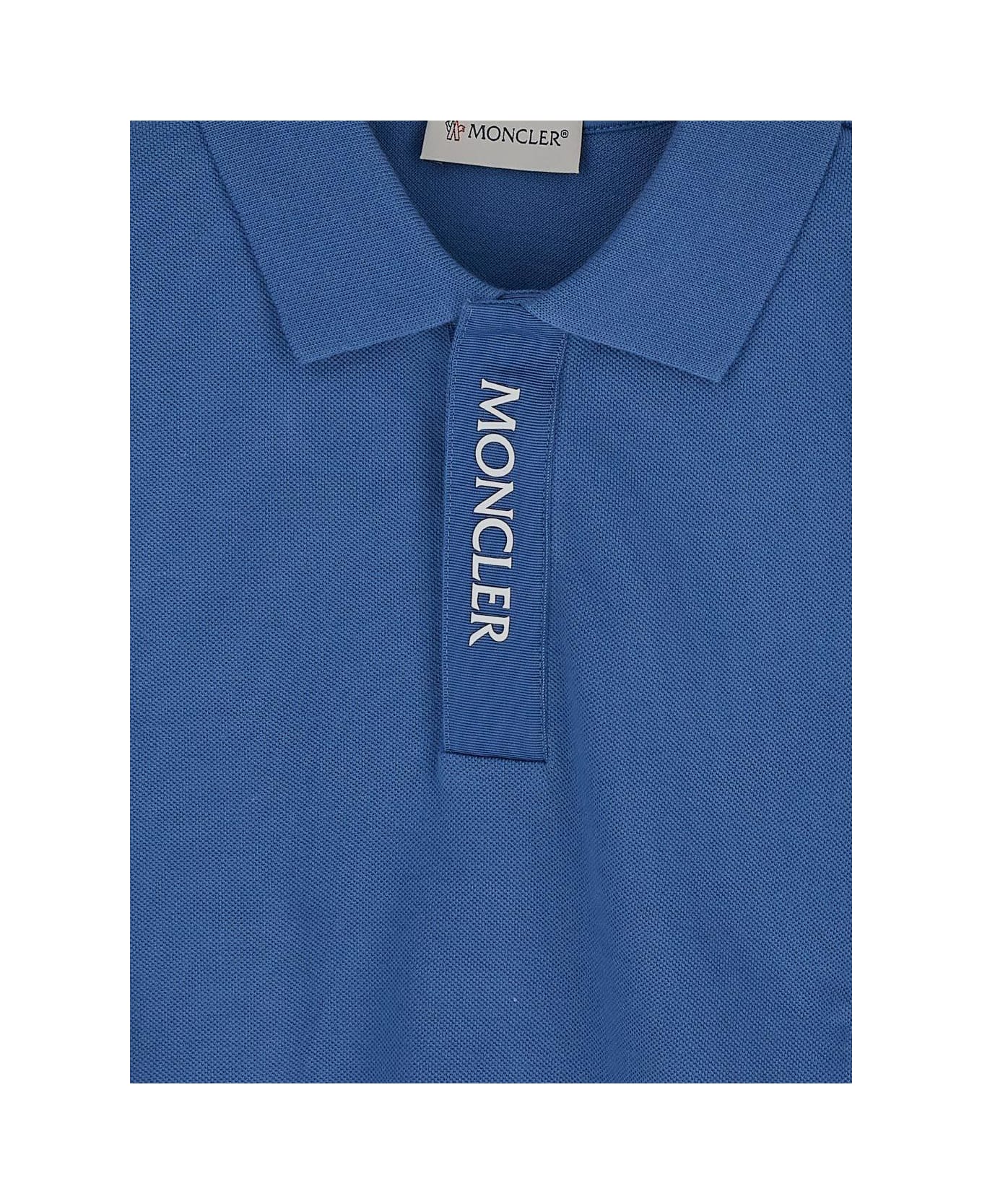 Moncler Logo Detailed Short Sleeved robes Polo Shirt