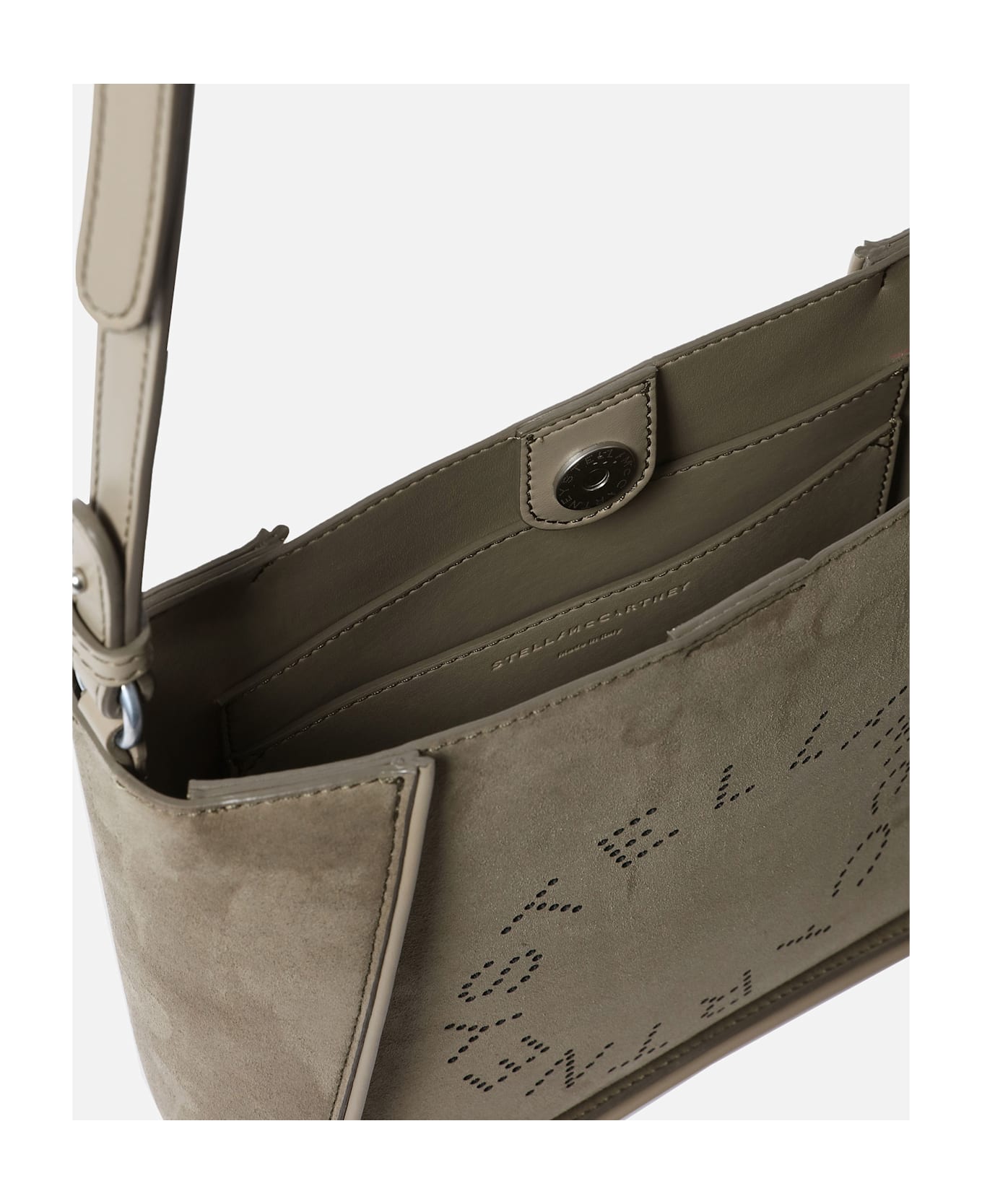 Stella McCartney Crossbody Bag Alter Suede - Green