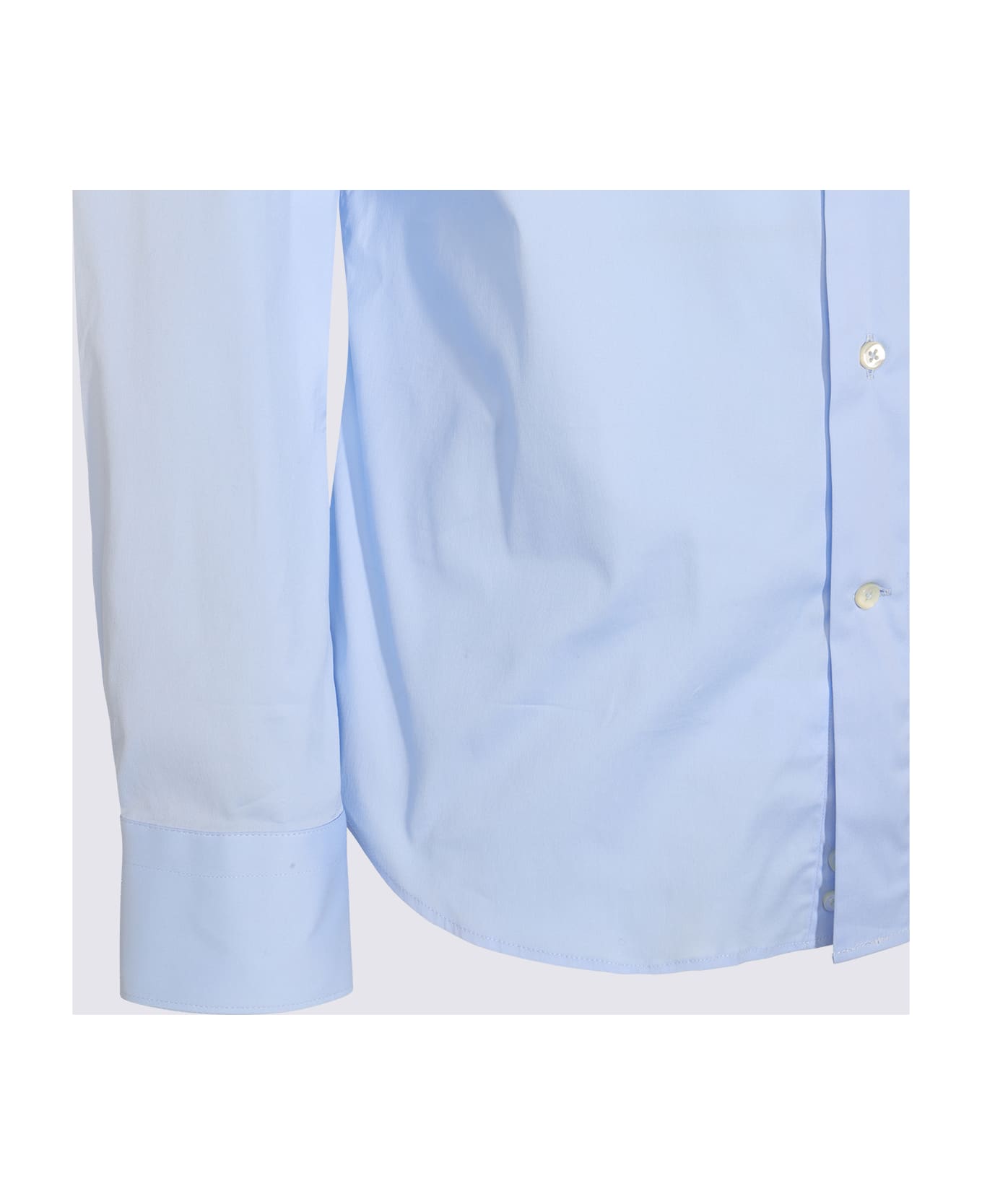 Canali Light Blue Cotton Shirt