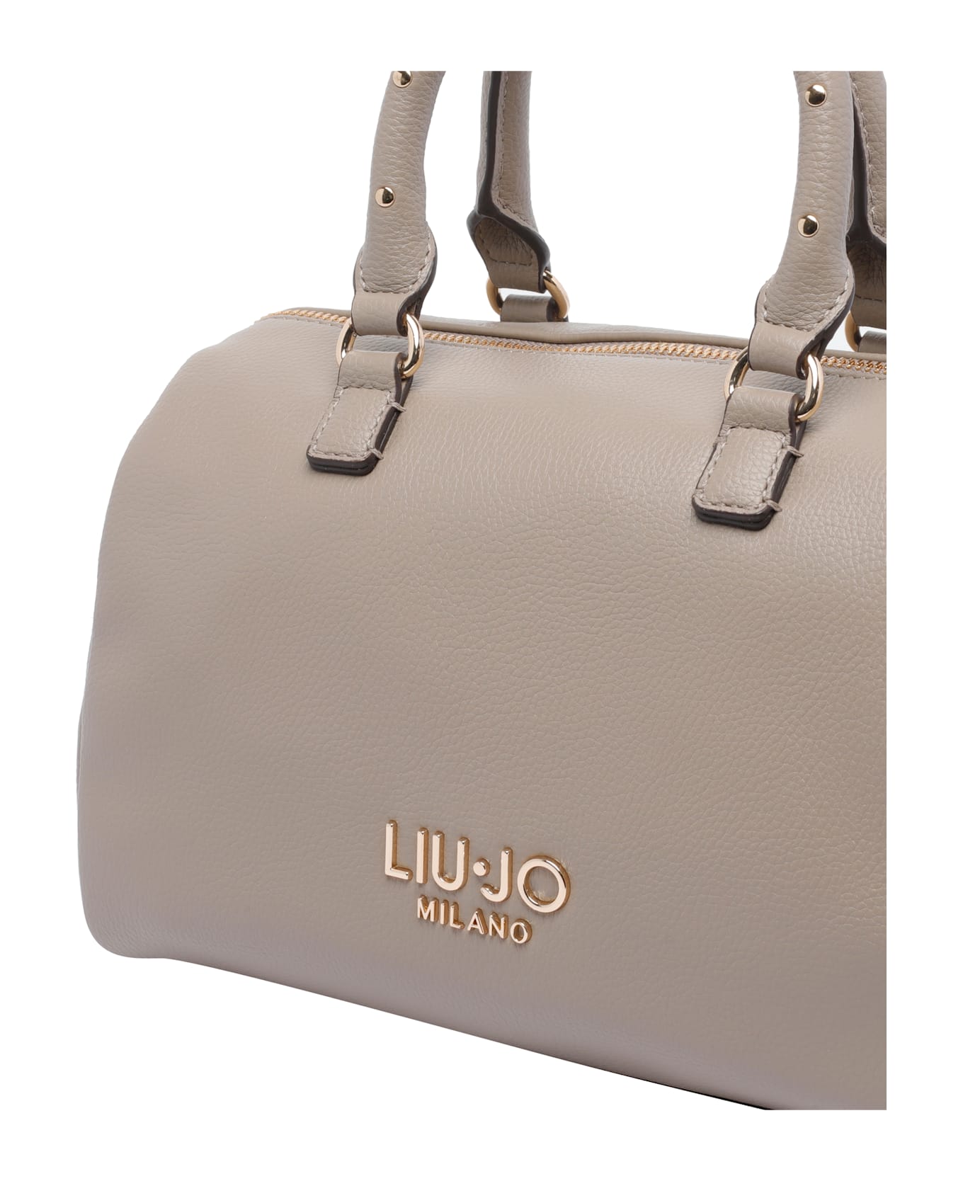 Liu-Jo Logo Satchel - Beige