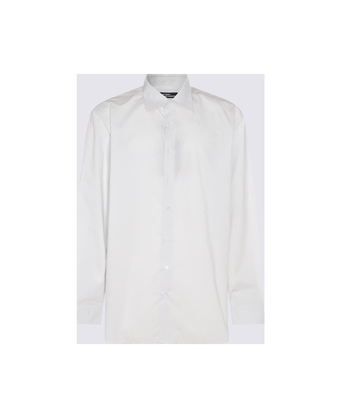 Raf Simons White Cotton Shirt - PEARL