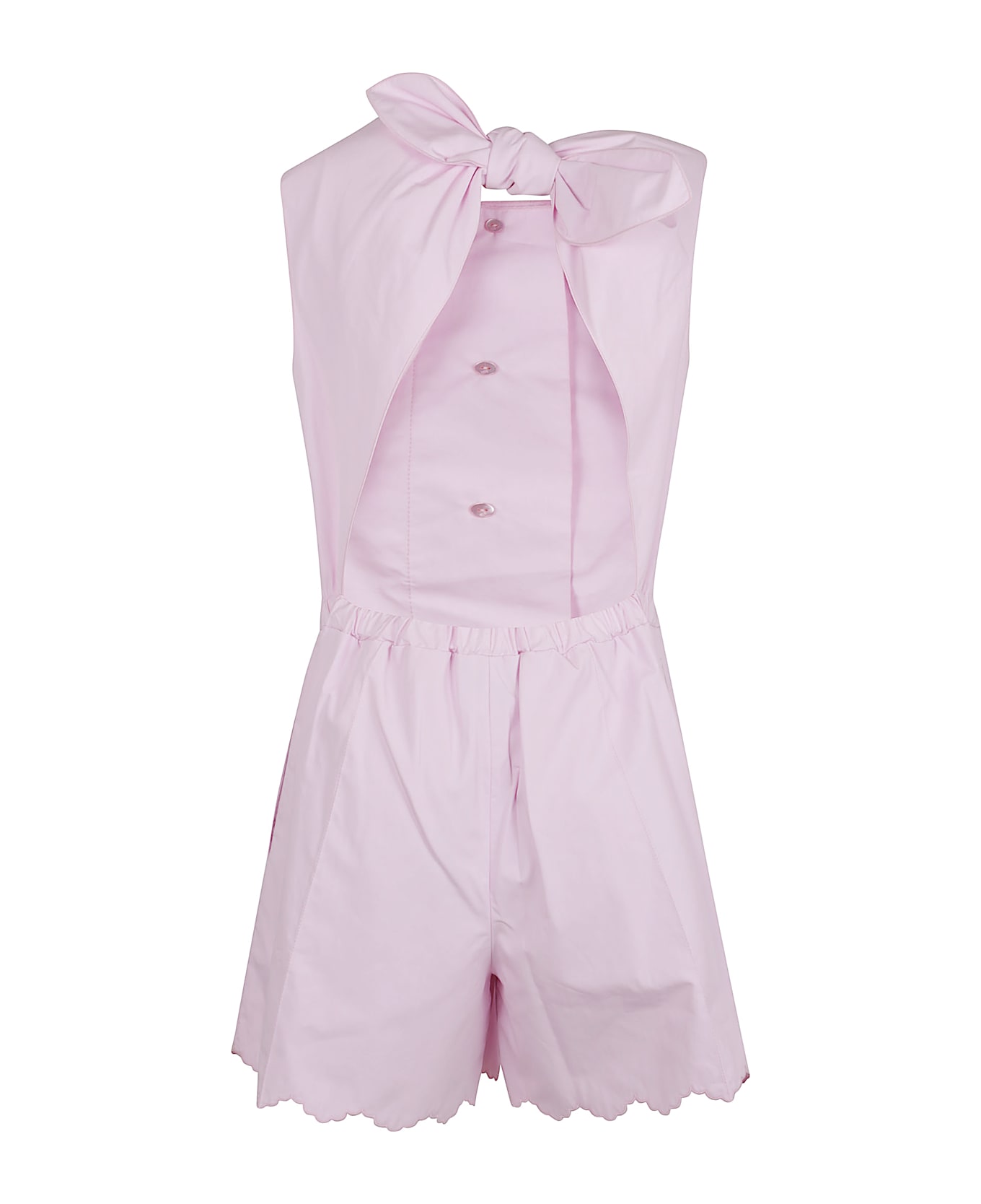 Patou Embroidered Scarf Jumpsui - P Primrose Pink