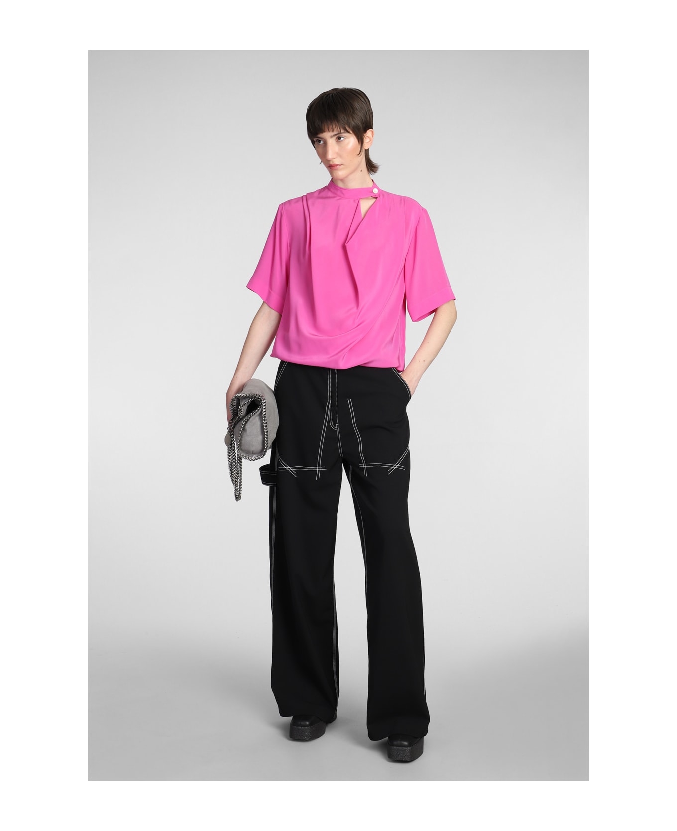 Stella McCartney Pants In Black Polyester | italist, ALWAYS