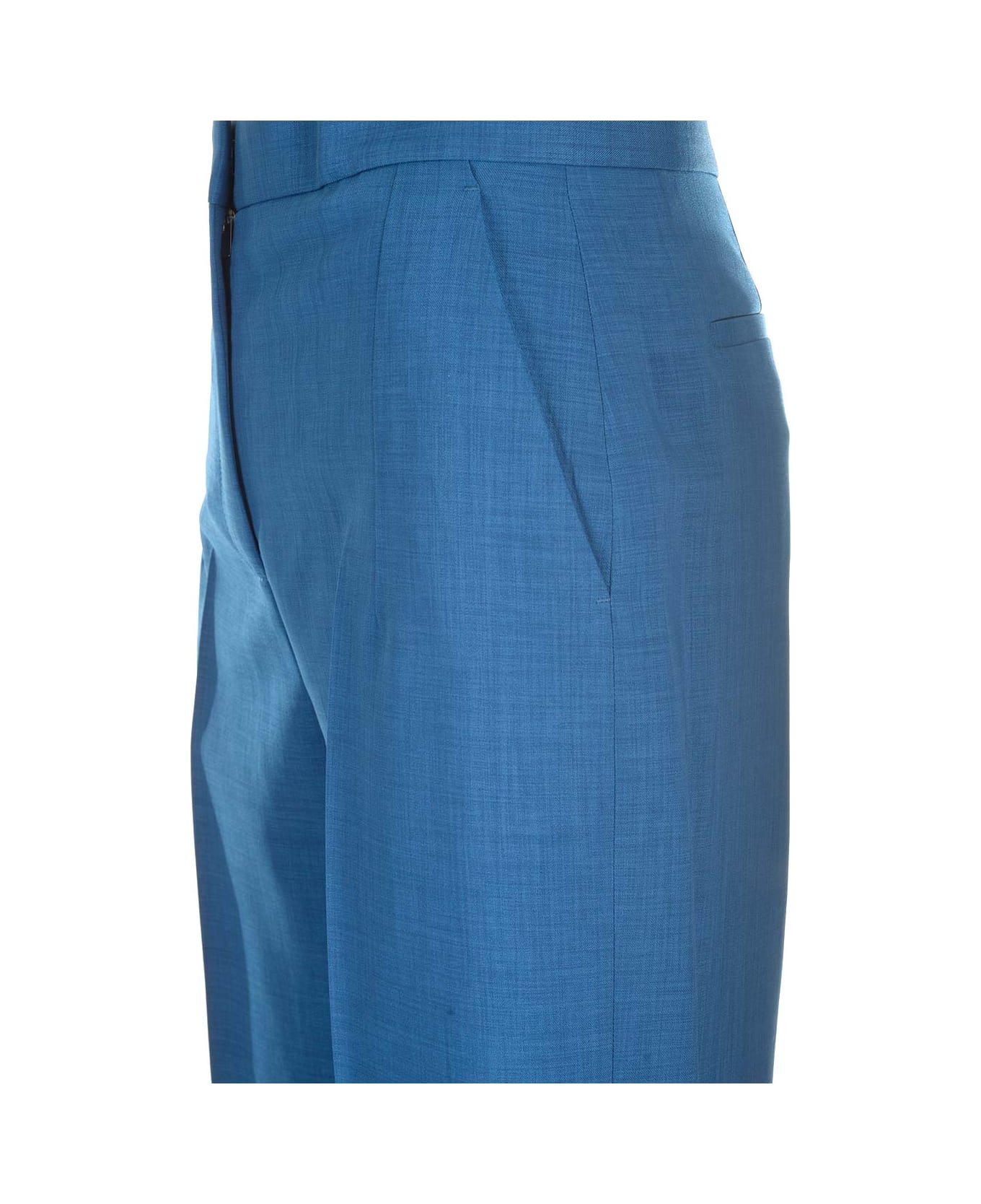 Tory Burch Wide Leg Pants - Blue