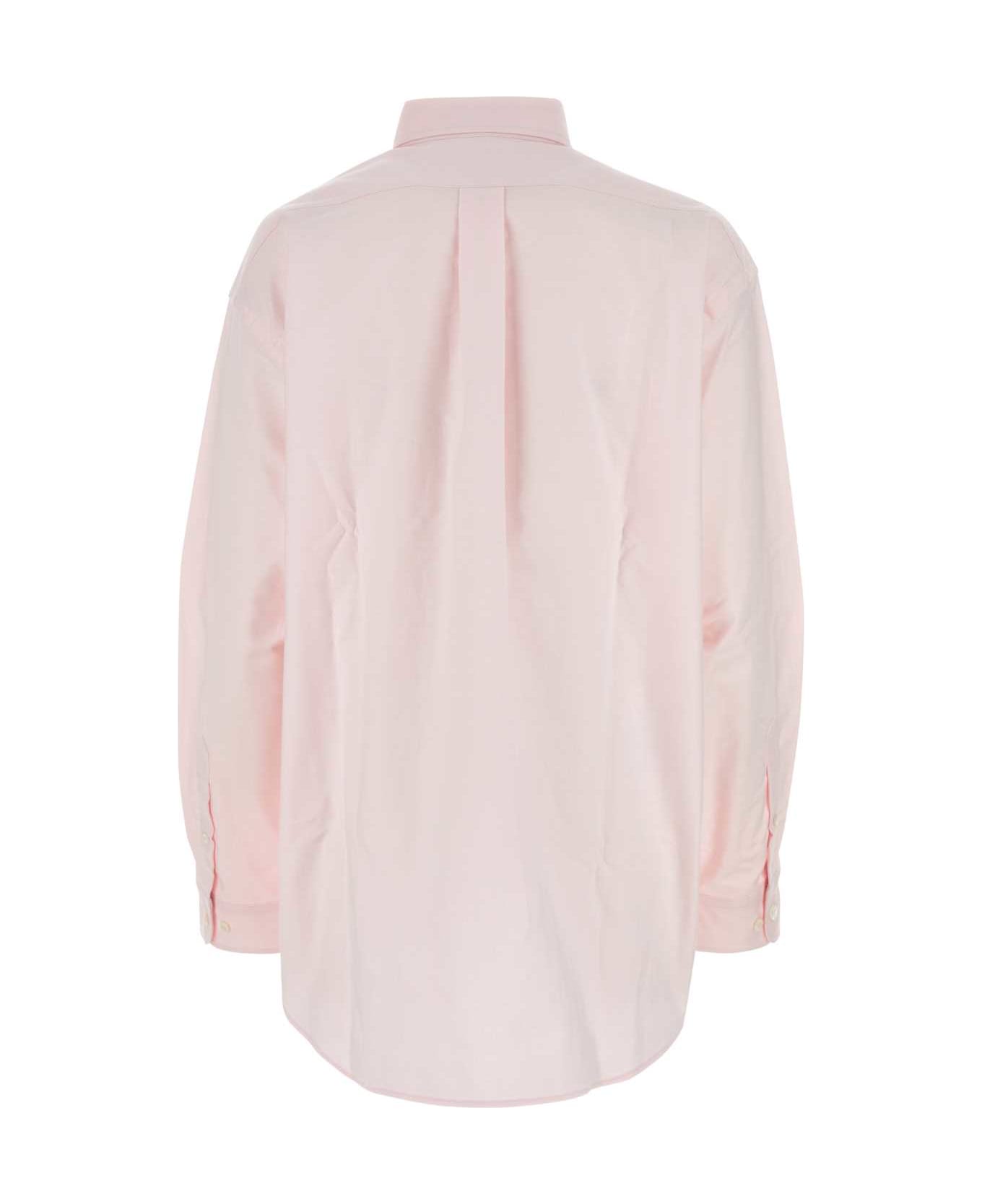 Prada Light Pink Oxford Oversize Shirt - ROSA