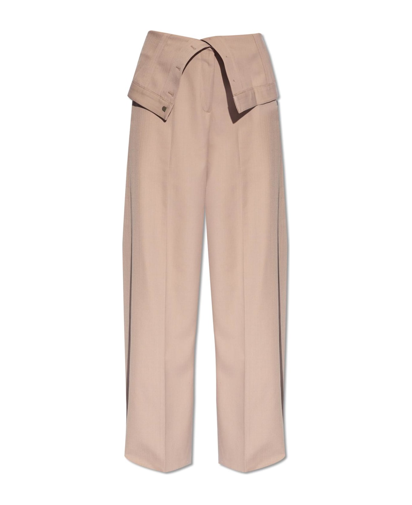 Acne Studios Tailored Trousers In Wool Blend - COLD BEIGE