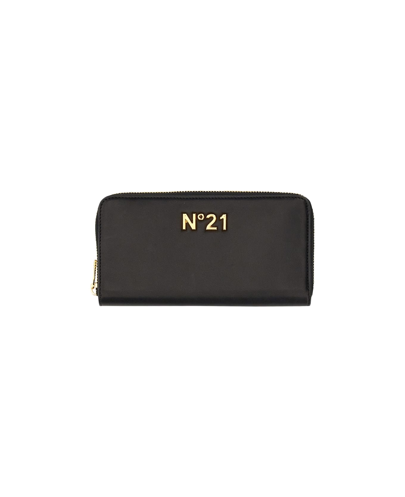 N.21 Leather Wallet - BLACK