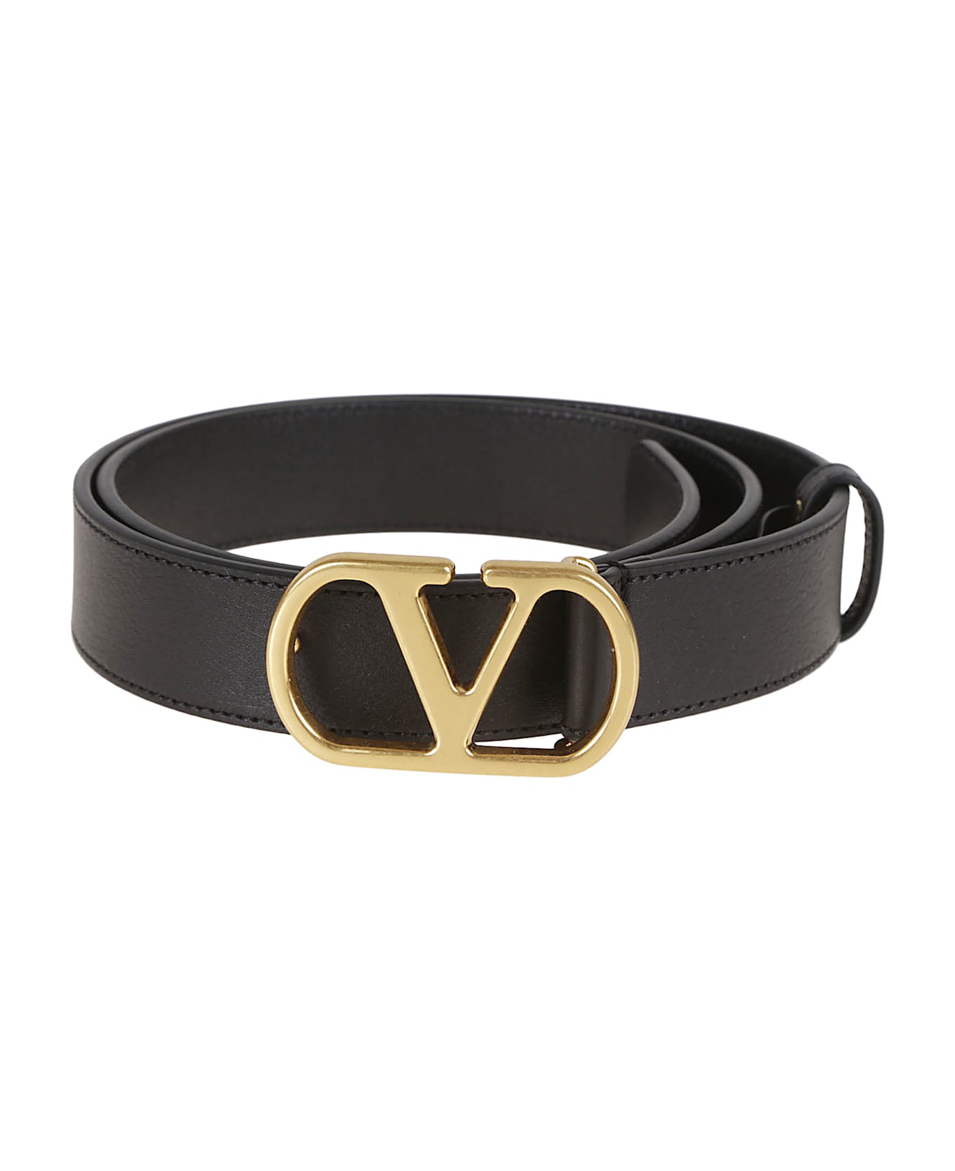 Valentino Garavani Belt H. 30 Vlogo Signature - Black