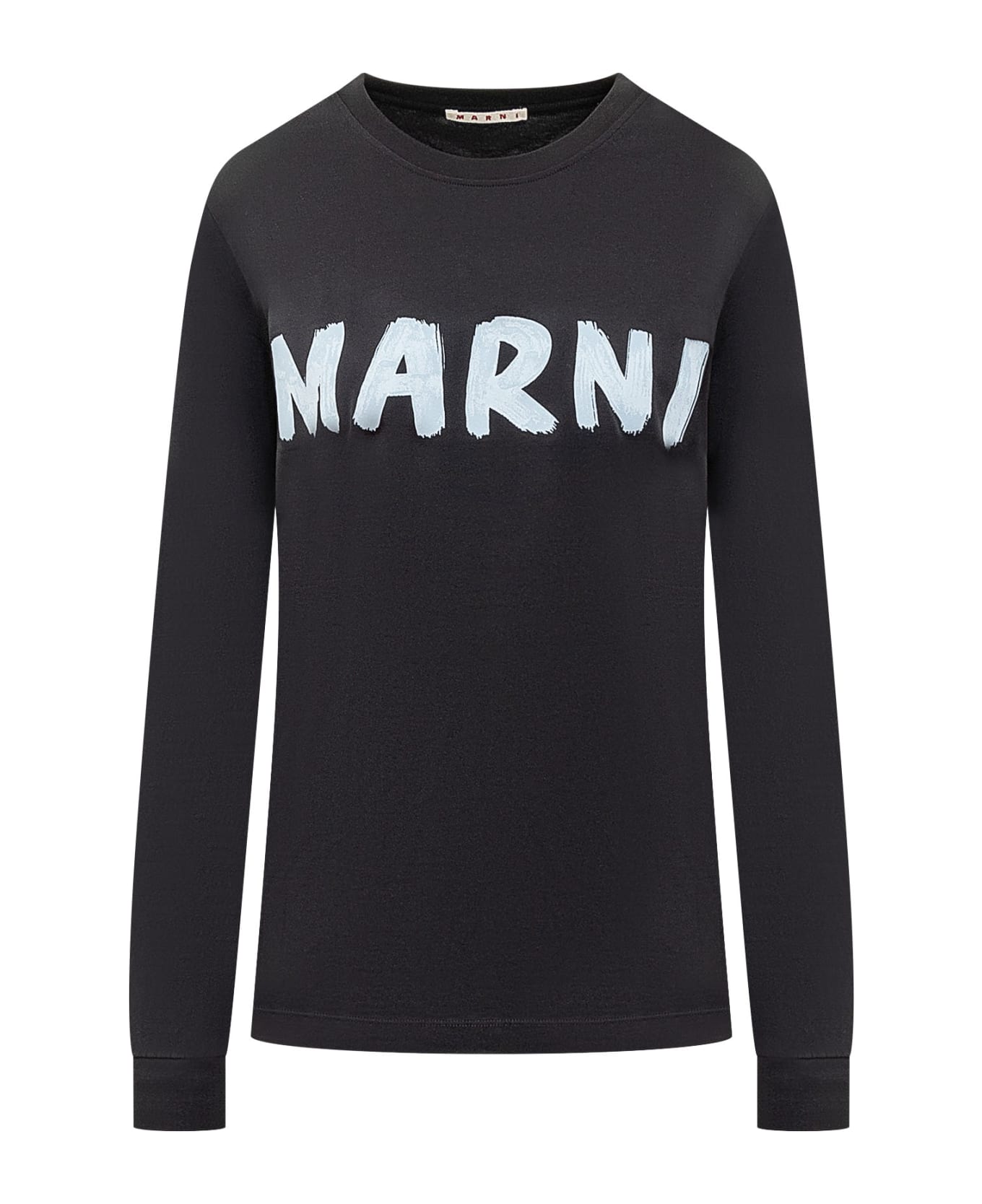 Marni Logo Print T-shirt - BLACK Tシャツ