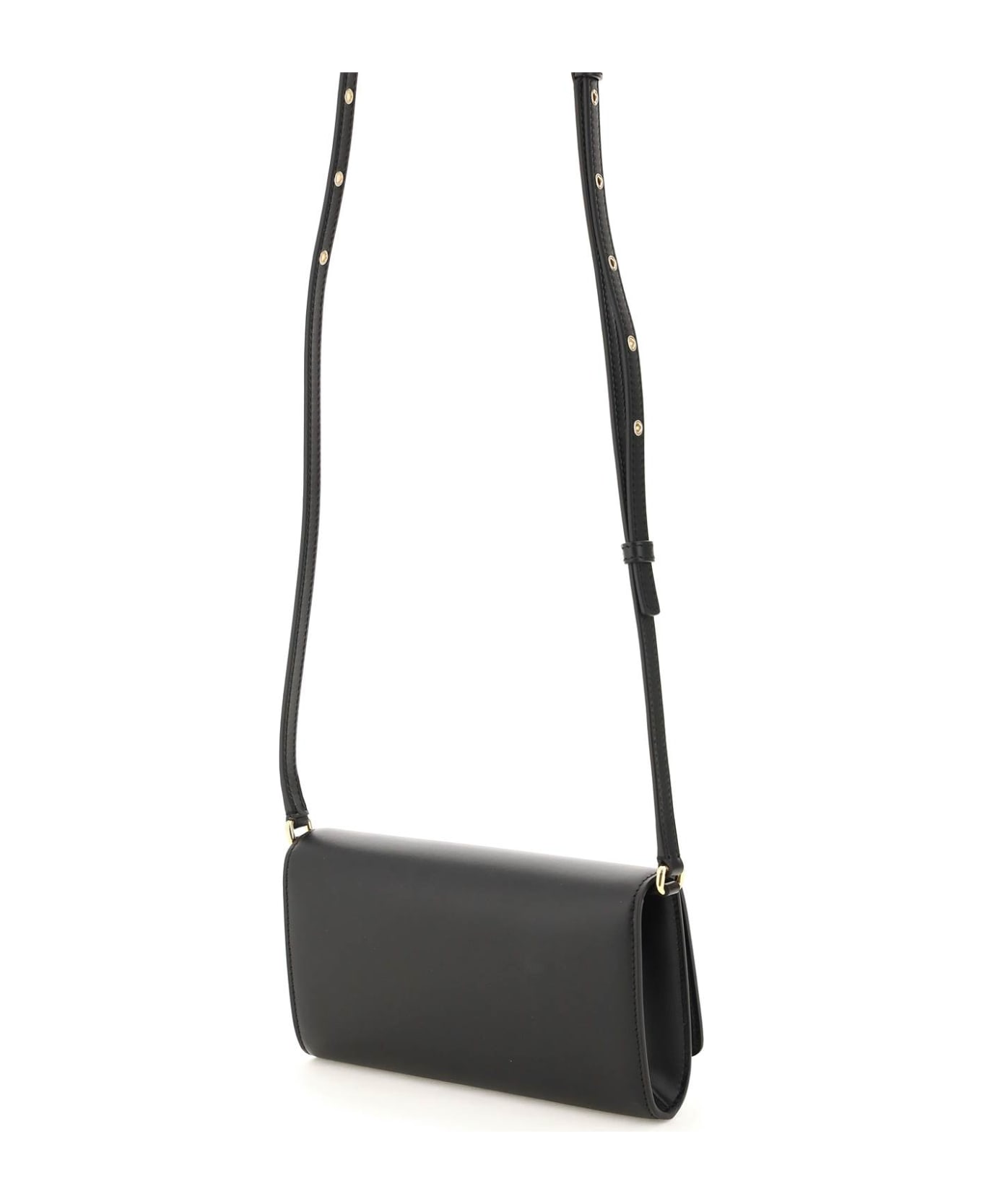 Dolce & Gabbana Dg Leather Clutch Bag - Nero