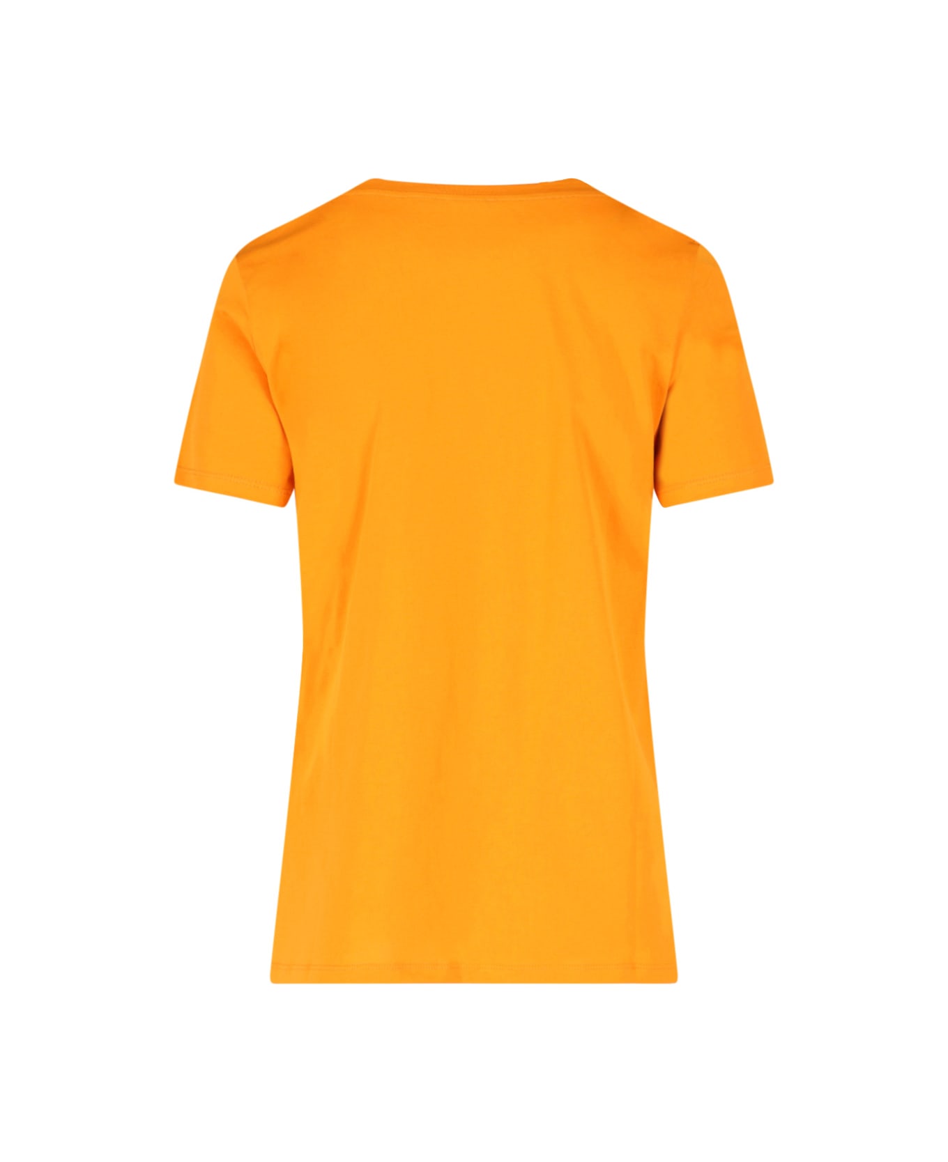 Balmain Logo Print Embellished T-shirt - Orange