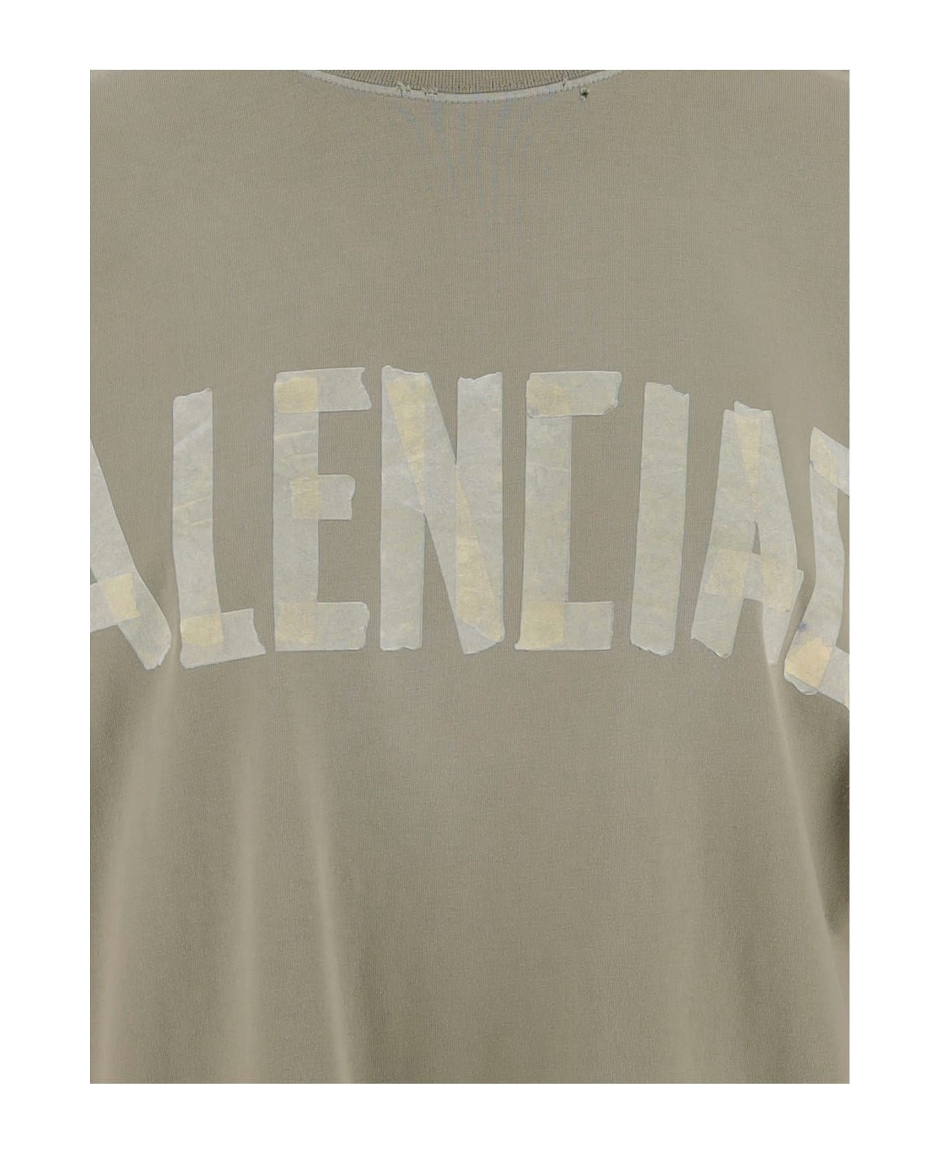 Balenciaga Cotton Over T-shirt - Green