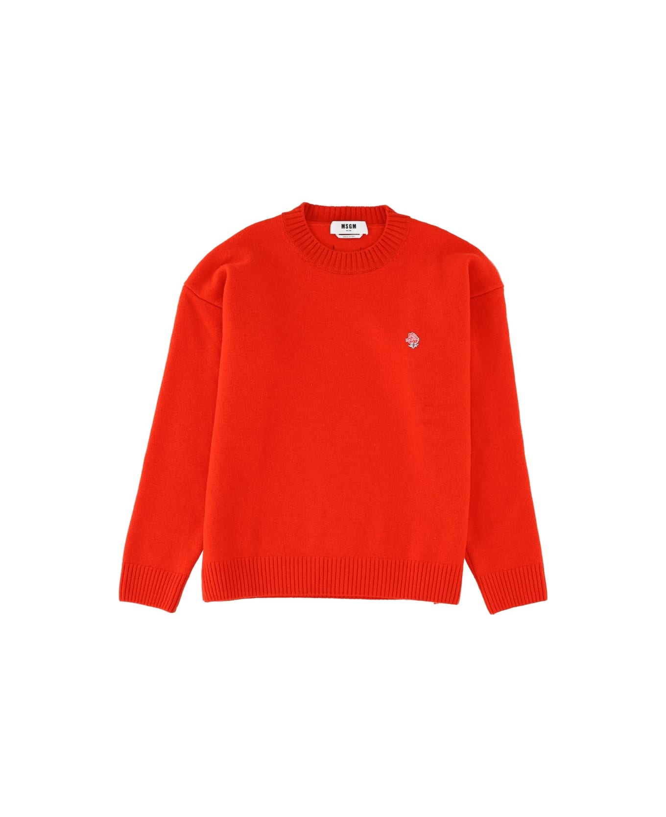 MSGM Wool Sweater - RED