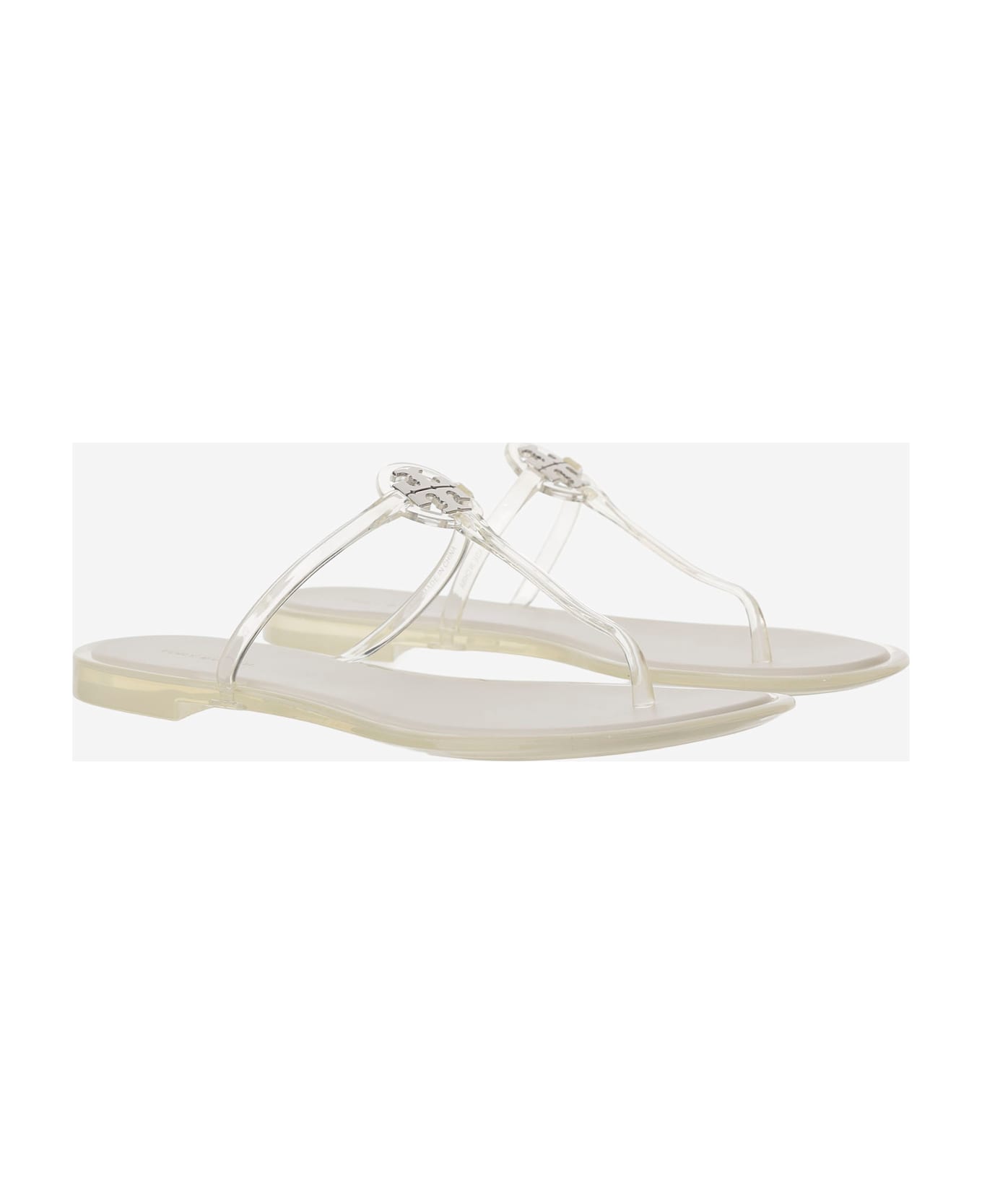 Tory Burch Mini Miller Jelly Sandals - Grey