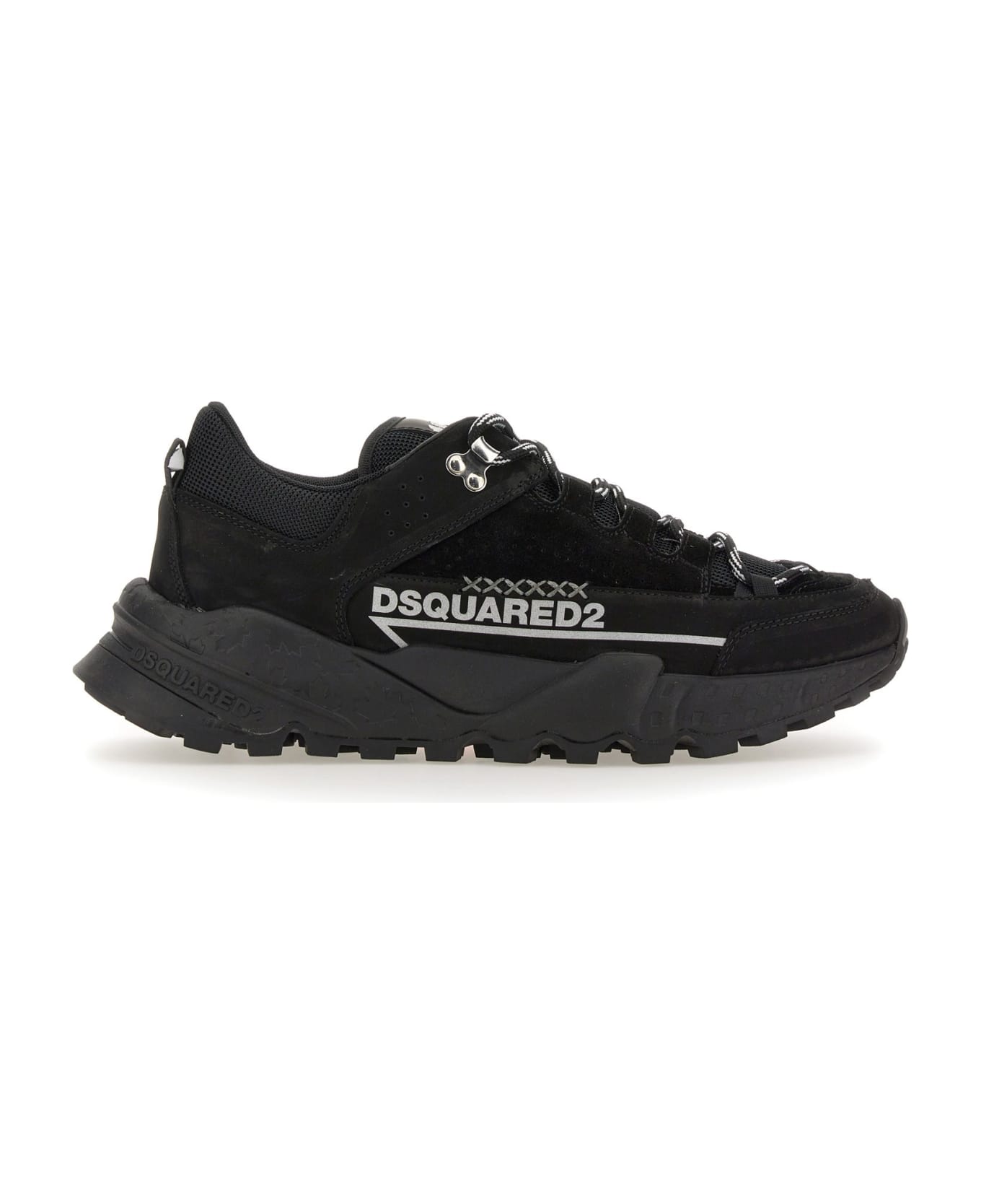 Dsquared2 Free Lace-up Low Top Sneakers - Black スニーカー