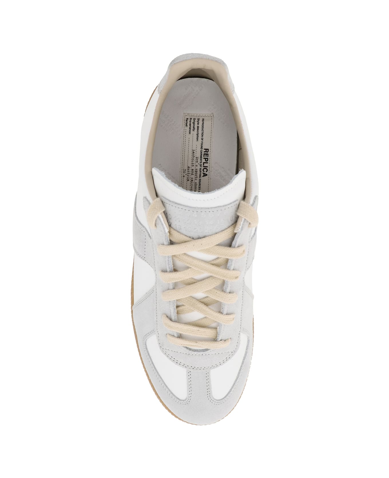 Maison Margiela Replica Leather Sneakers - White スニーカー