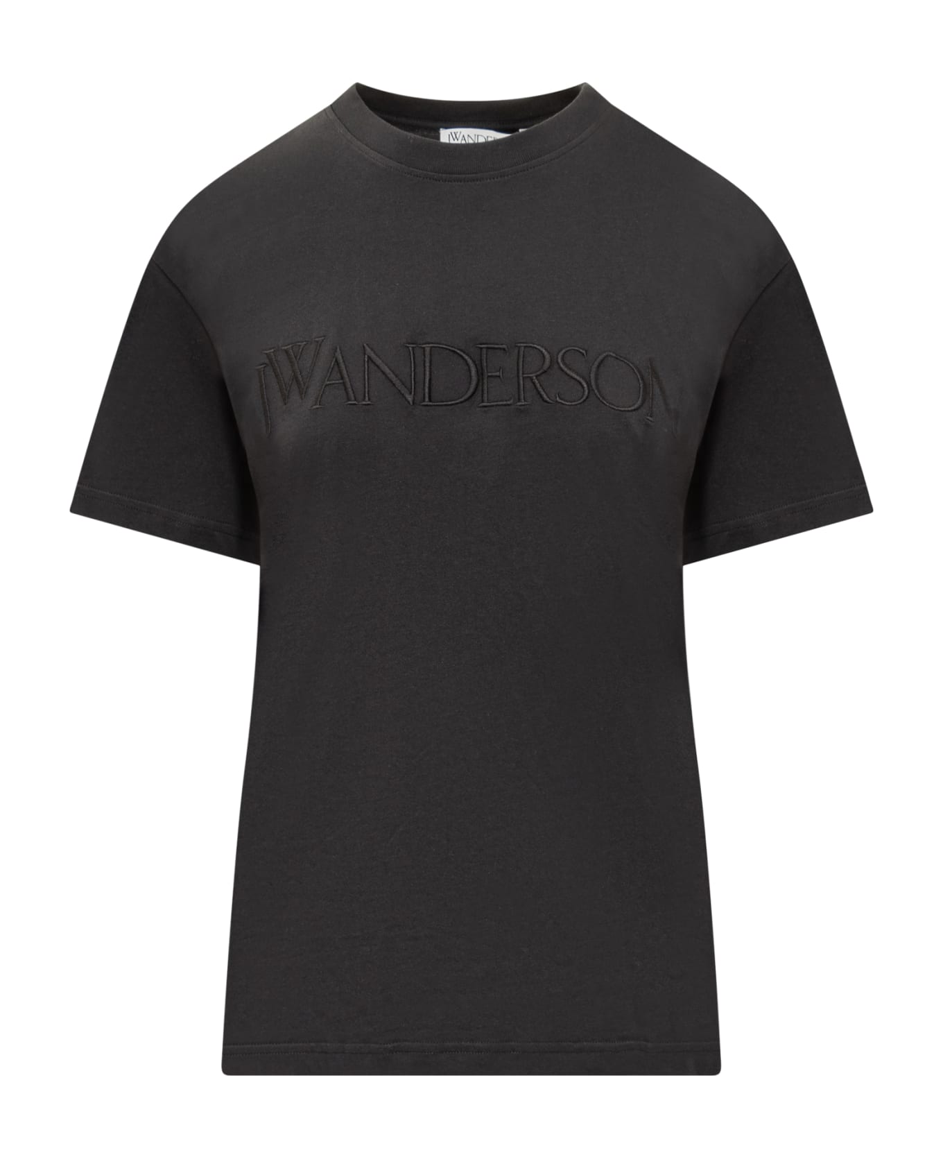 J.W. Anderson Logo Embroidery T-shirt - BLACK