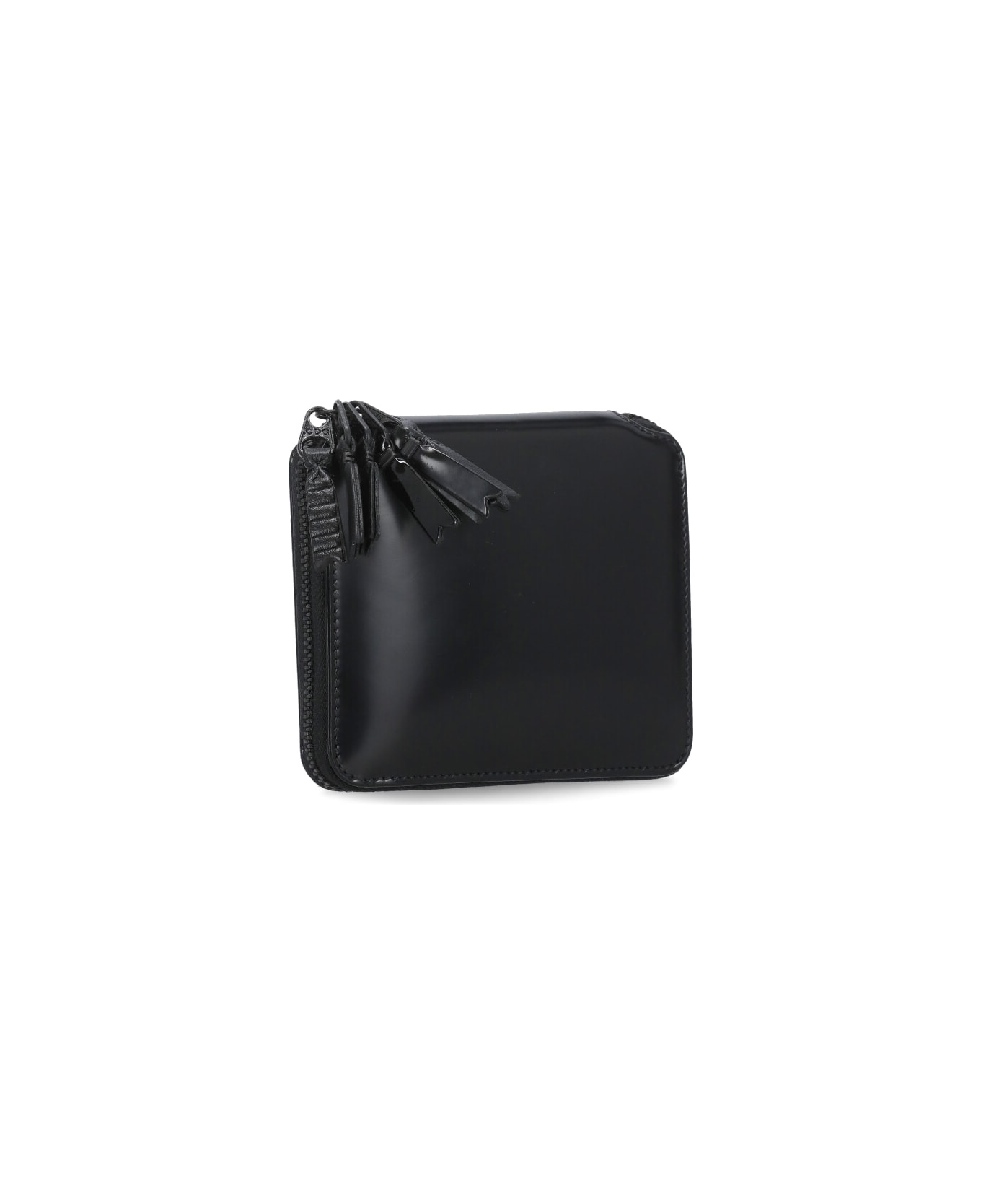 Comme des Garçons Wallet Leather Wallet - Black 財布