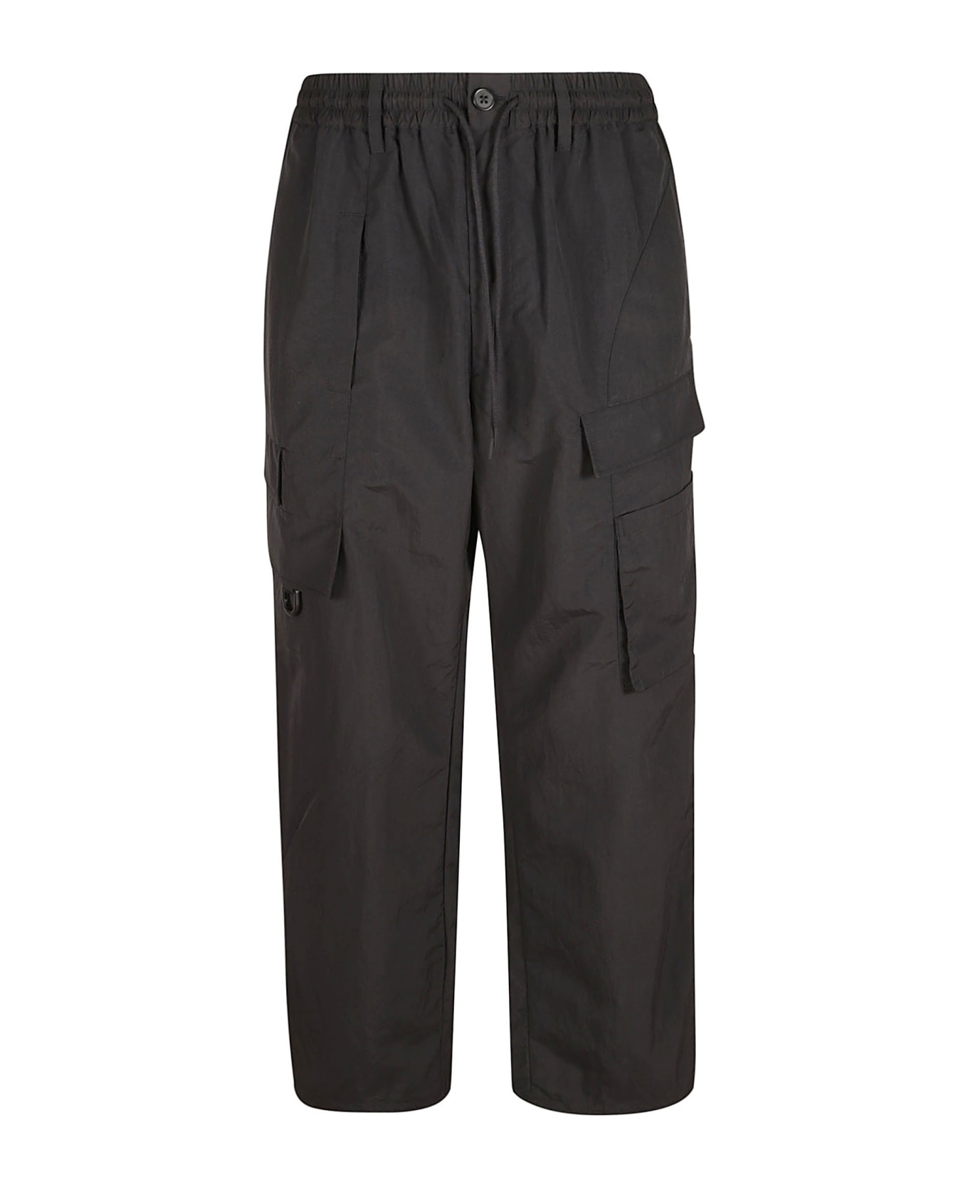 Y-3 Buttoned Cargo Trousers - Black name:467