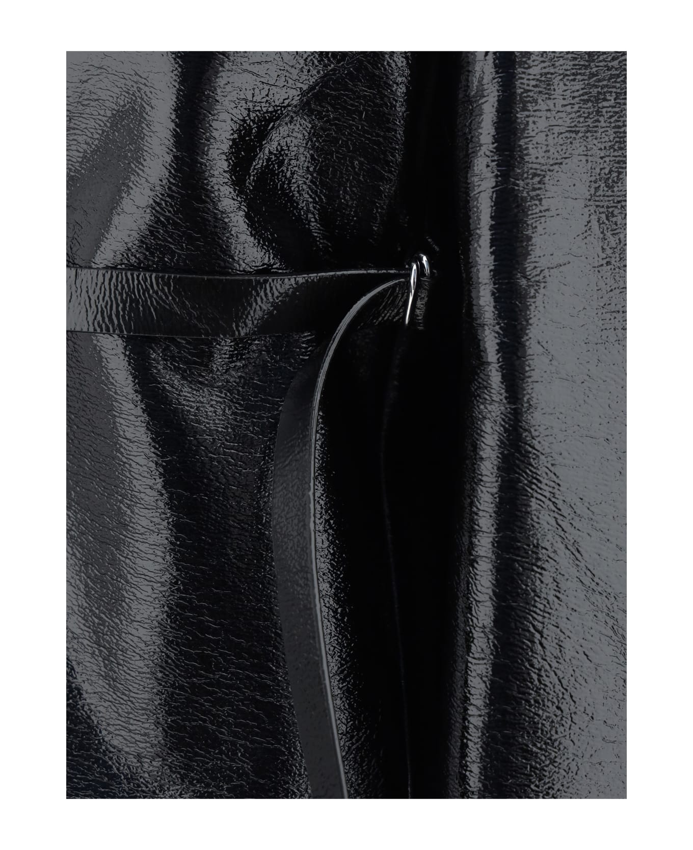 Courrèges Vinyl Blazer Jacket - Black コート