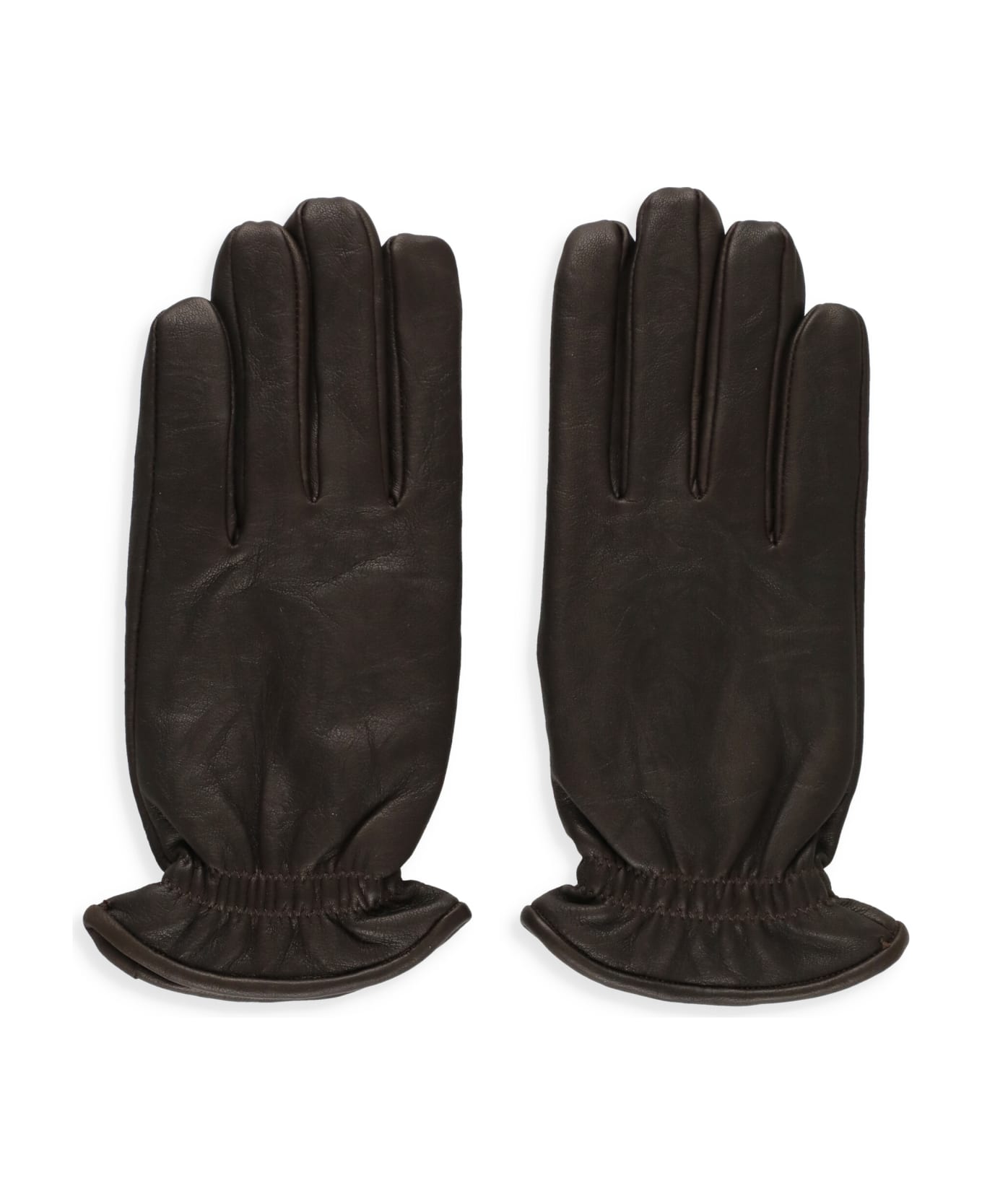 Orciani Nappa Washed Gloves - MORO