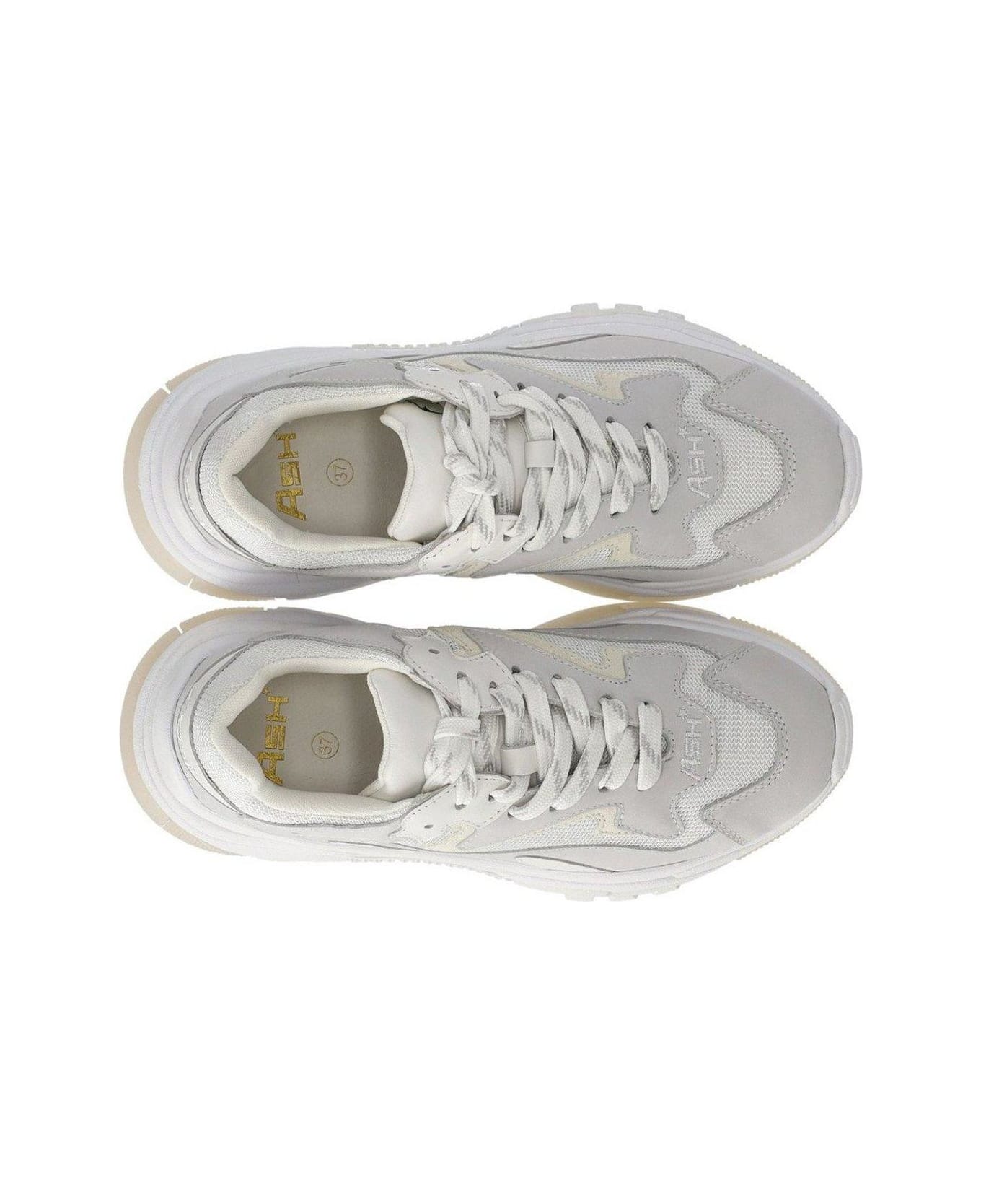 Ash Addict Panelled Lace-up Sneakers - Bianco スニーカー