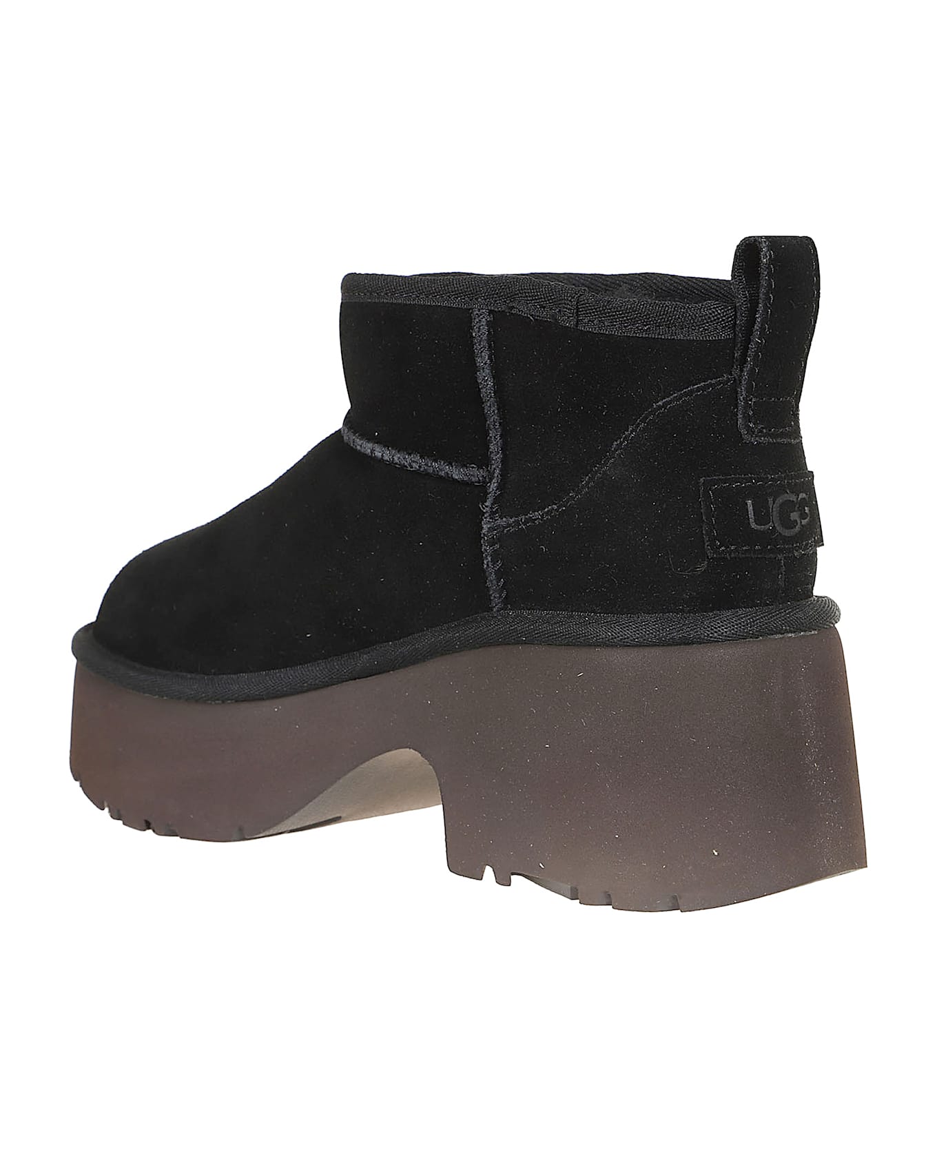 UGG W Classic Ultra Mini New Heights - Blk Black