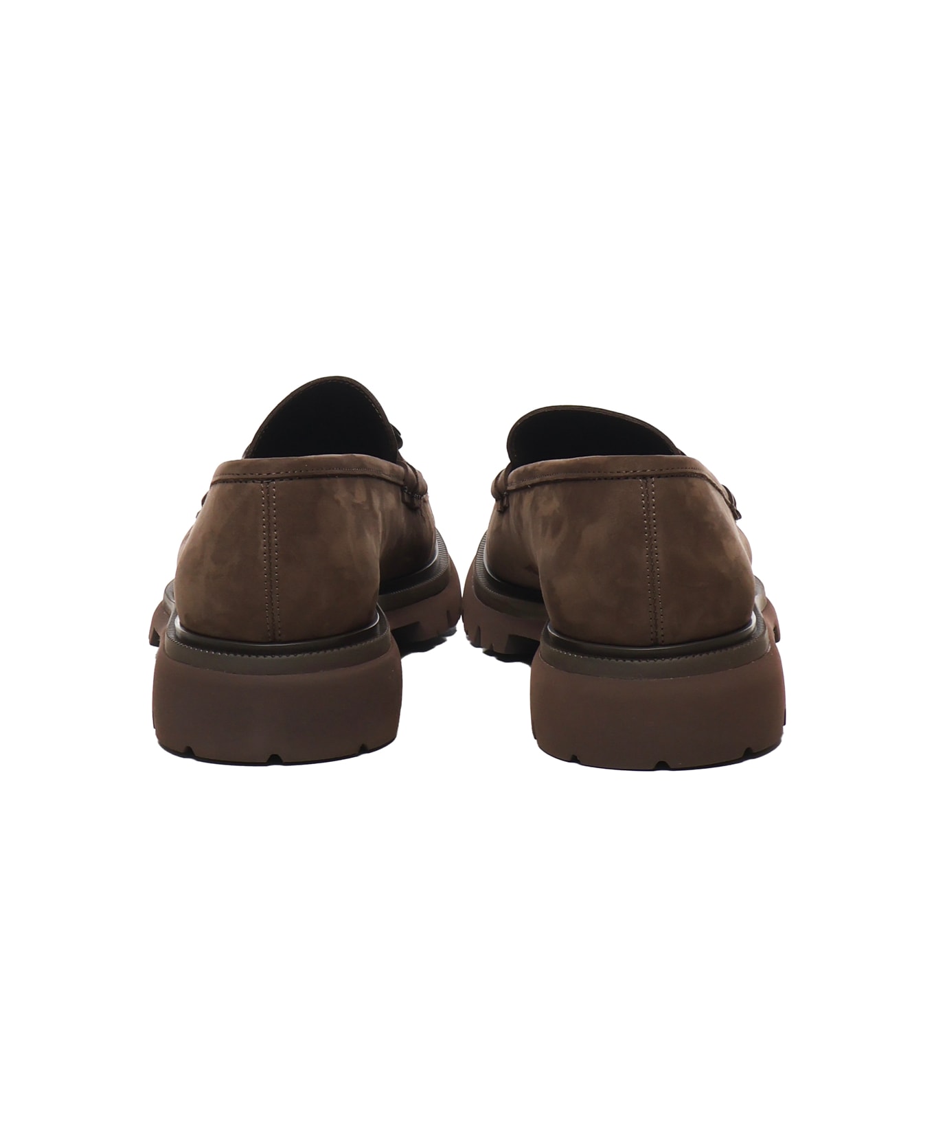 Ferragamo Gancini Loafers - Brown