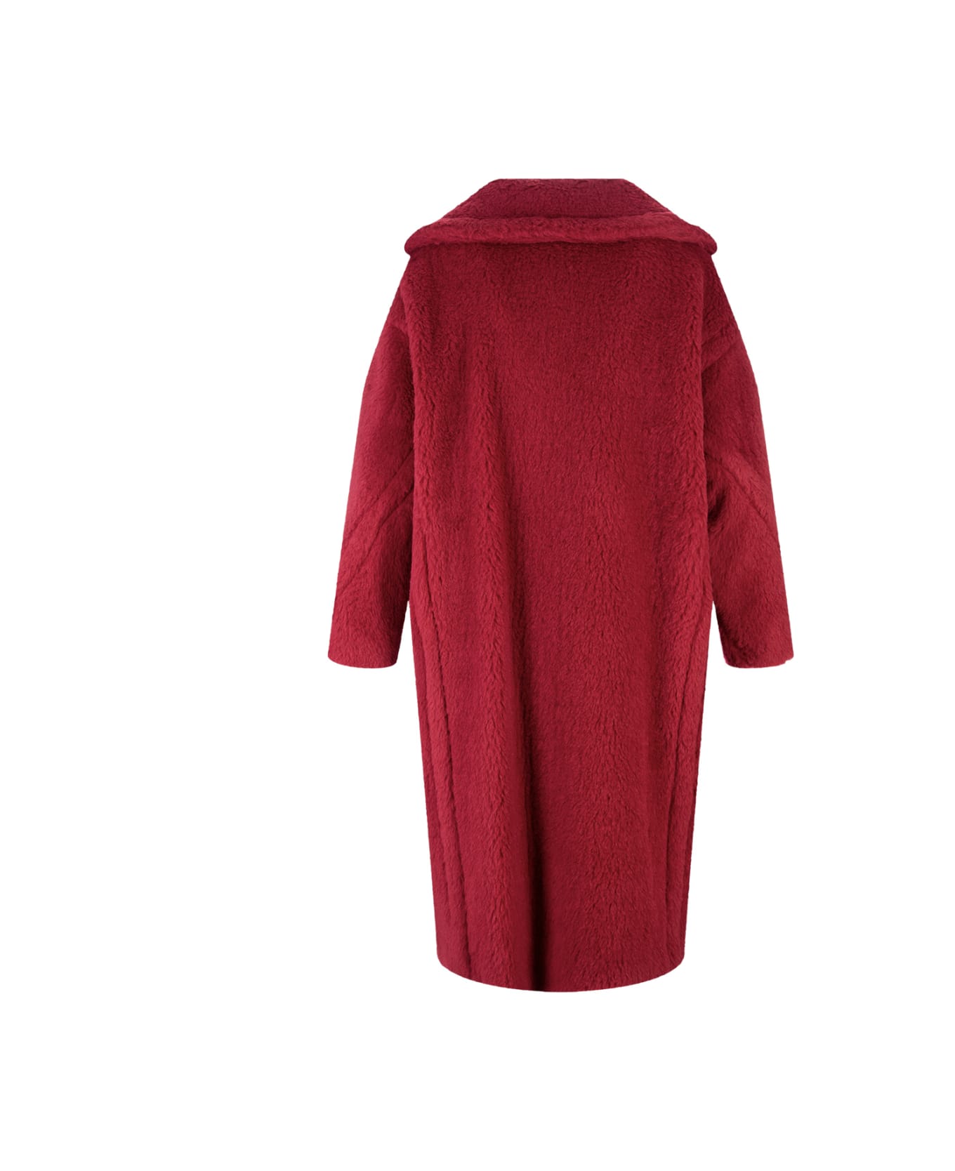 Max Mara Red Lina Coat - RED
