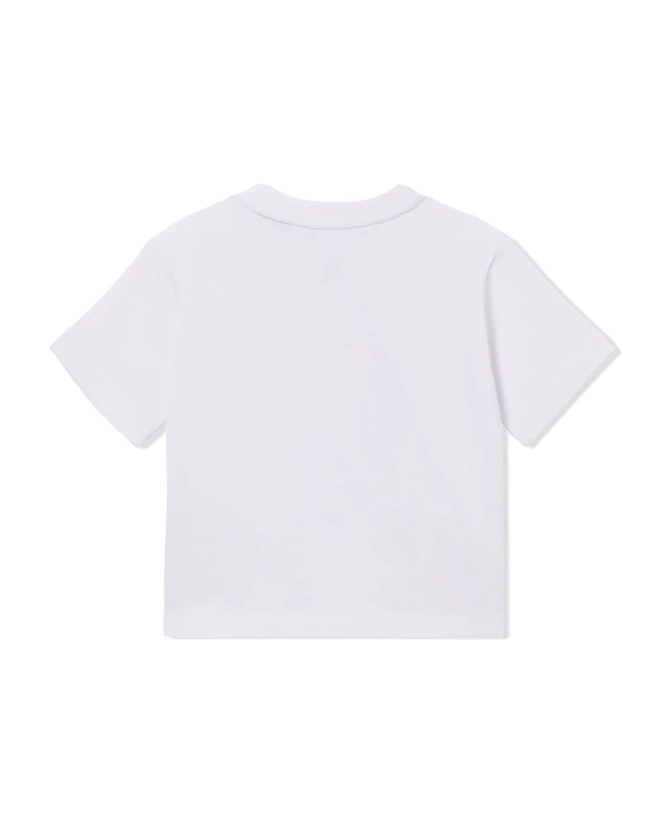 Burberry White Cotton T-shirt - Bianco