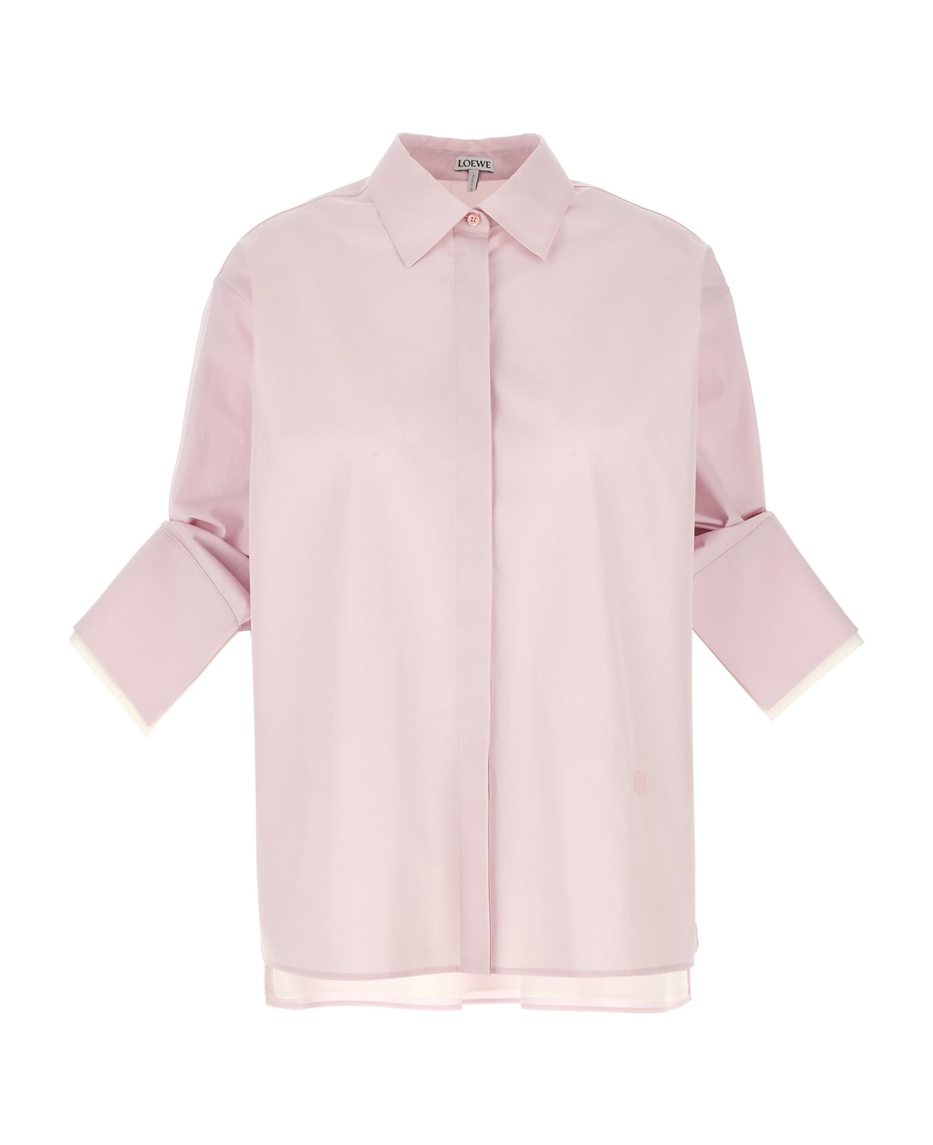 Loewe 'turn-up' Shirt - Pink