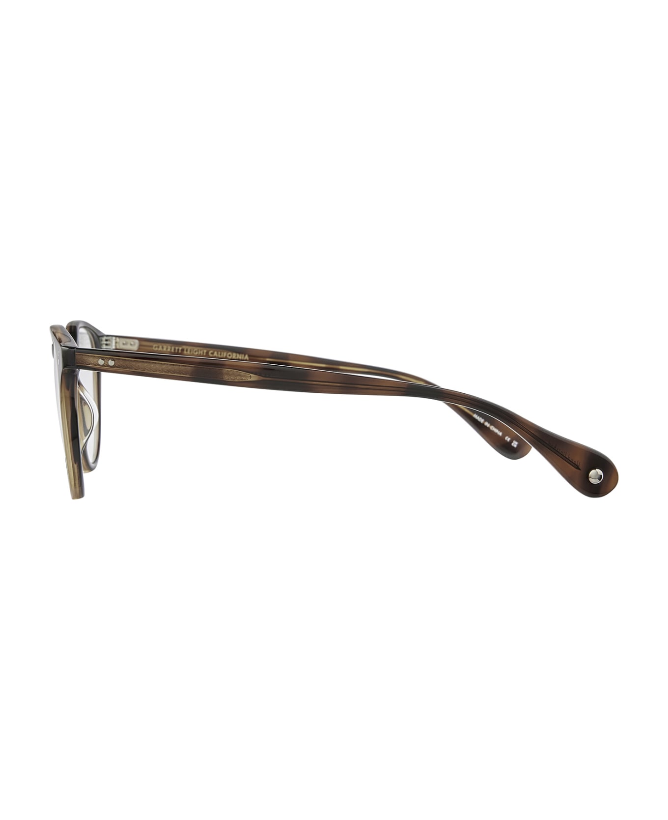 Garrett Leight Manzanita Spotted Brown Shell Glasses - Spotted Brown Shell アイウェア