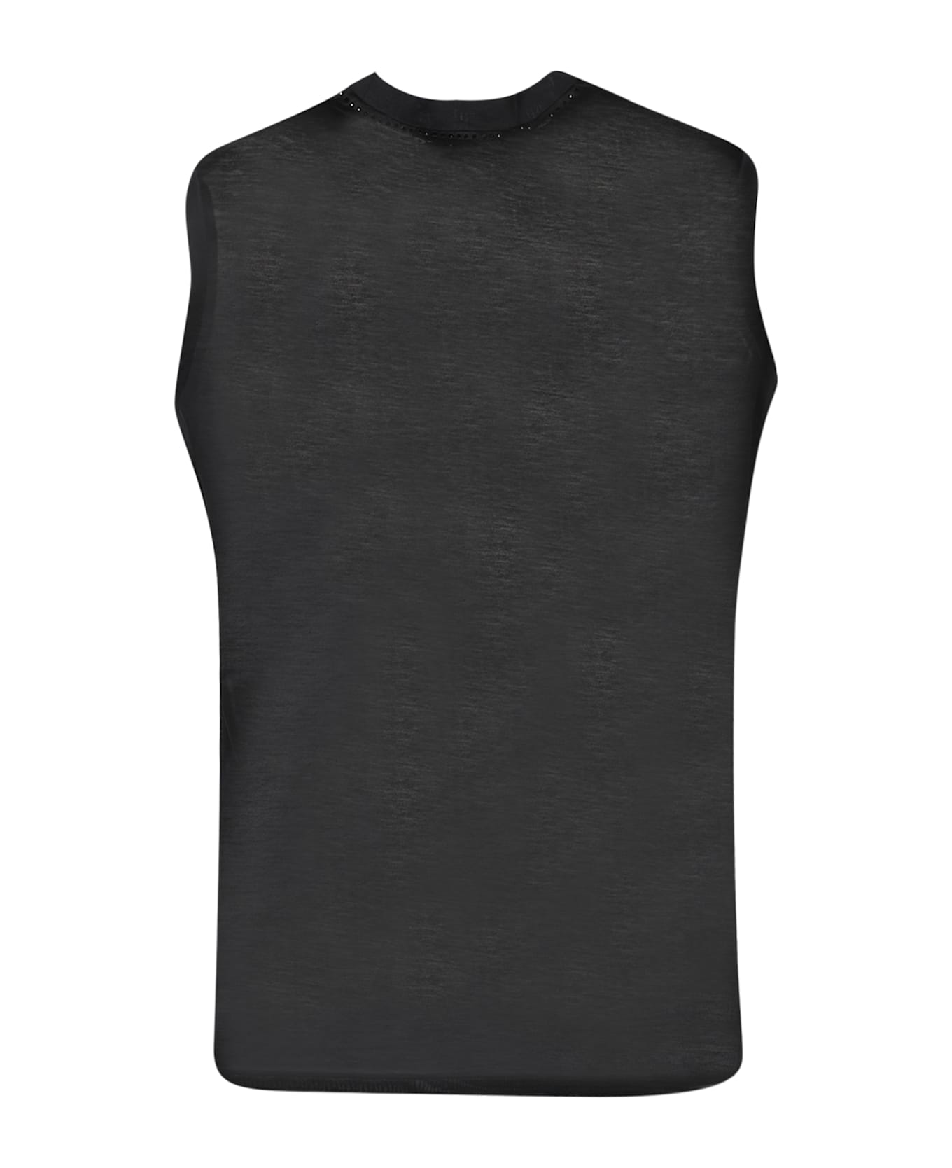 【送料&関税込】Dsquared2 Black Sequined Sleeveless Top Dsquared2 Black Sequined Sleeveless Top | italist