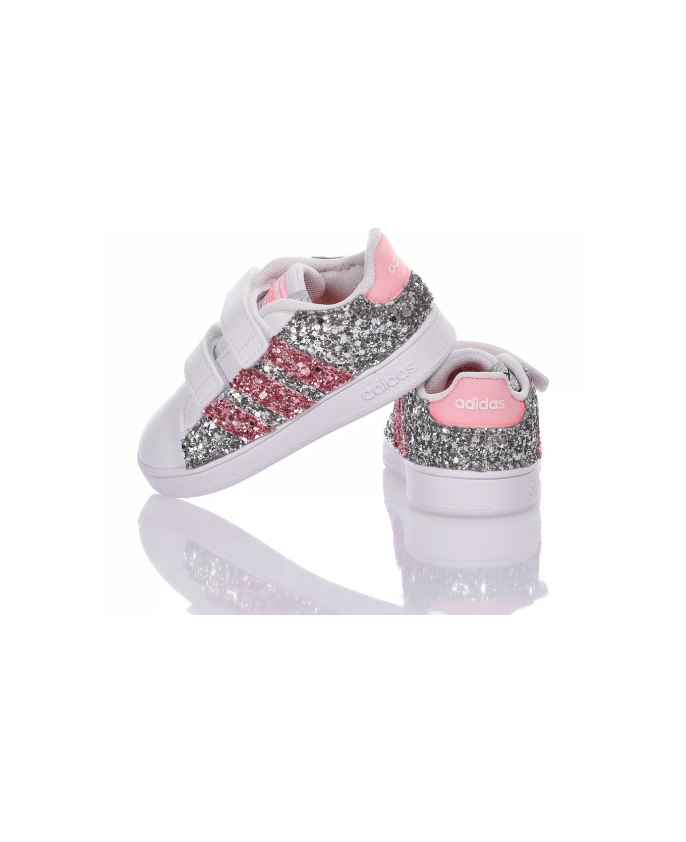 Mimanera Adidas Baby Glitter Pink Customized Mimanera シューズ