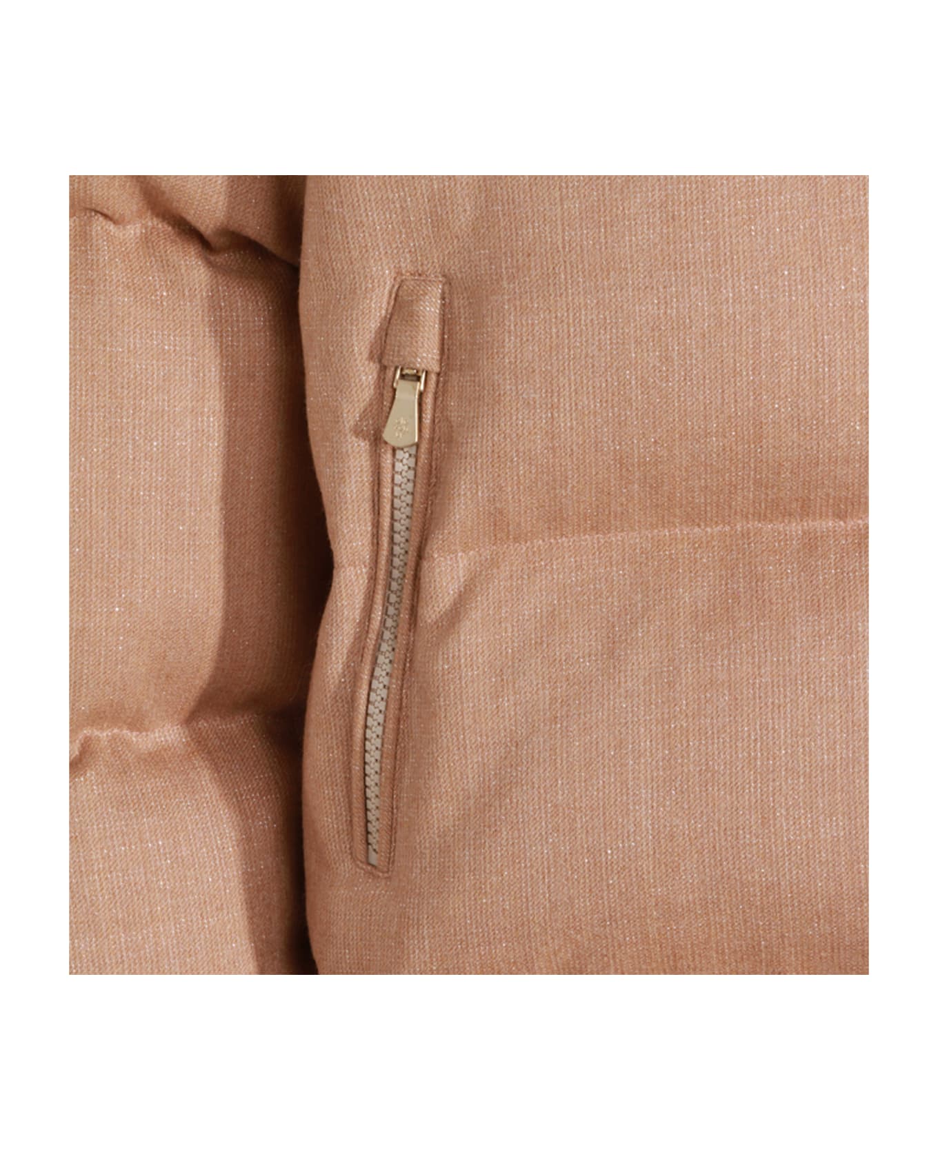 Eleventy Sand Wool Down Jacket - Sand