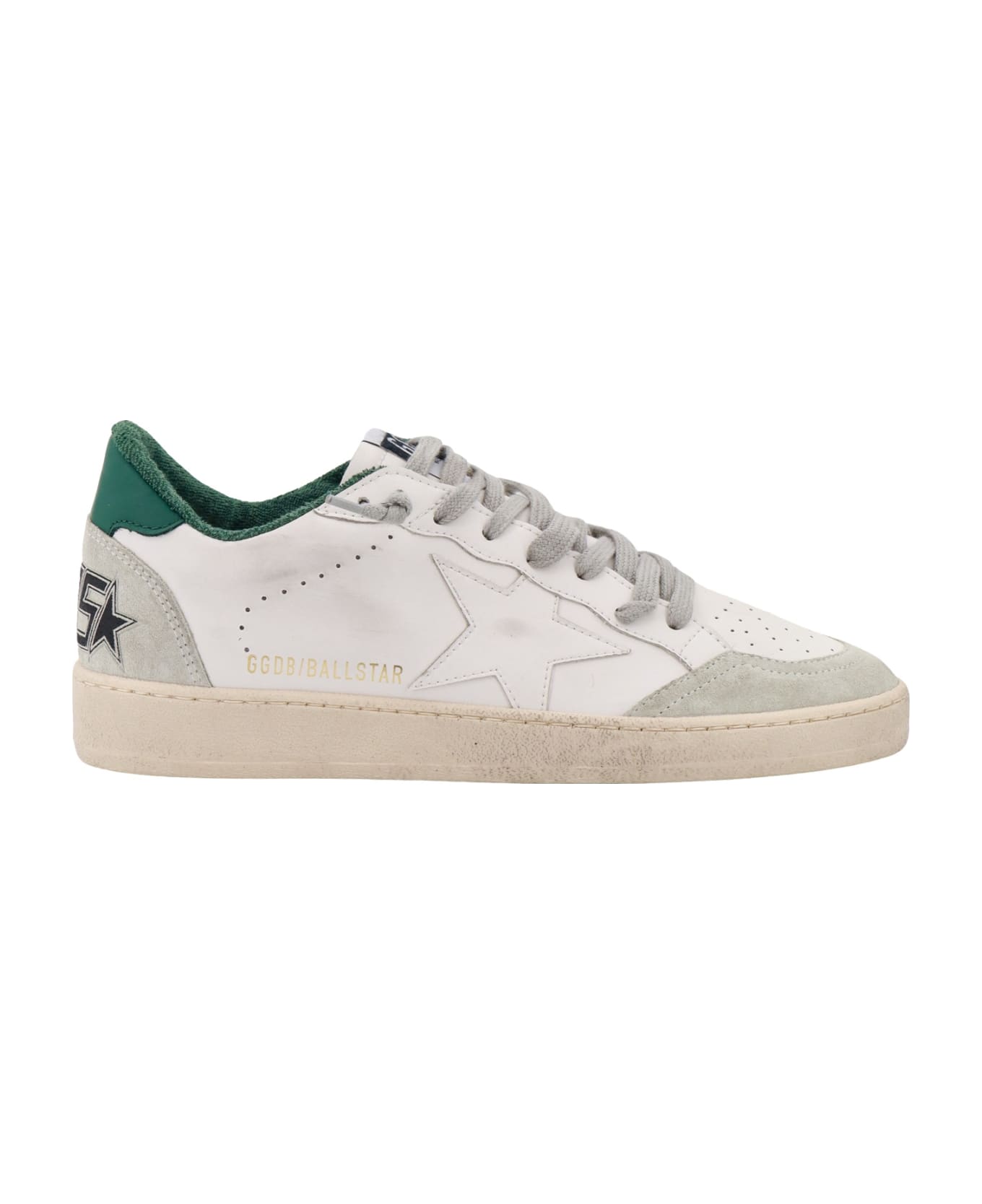 Golden Goose Ball Star Sneakers - White Ice Green