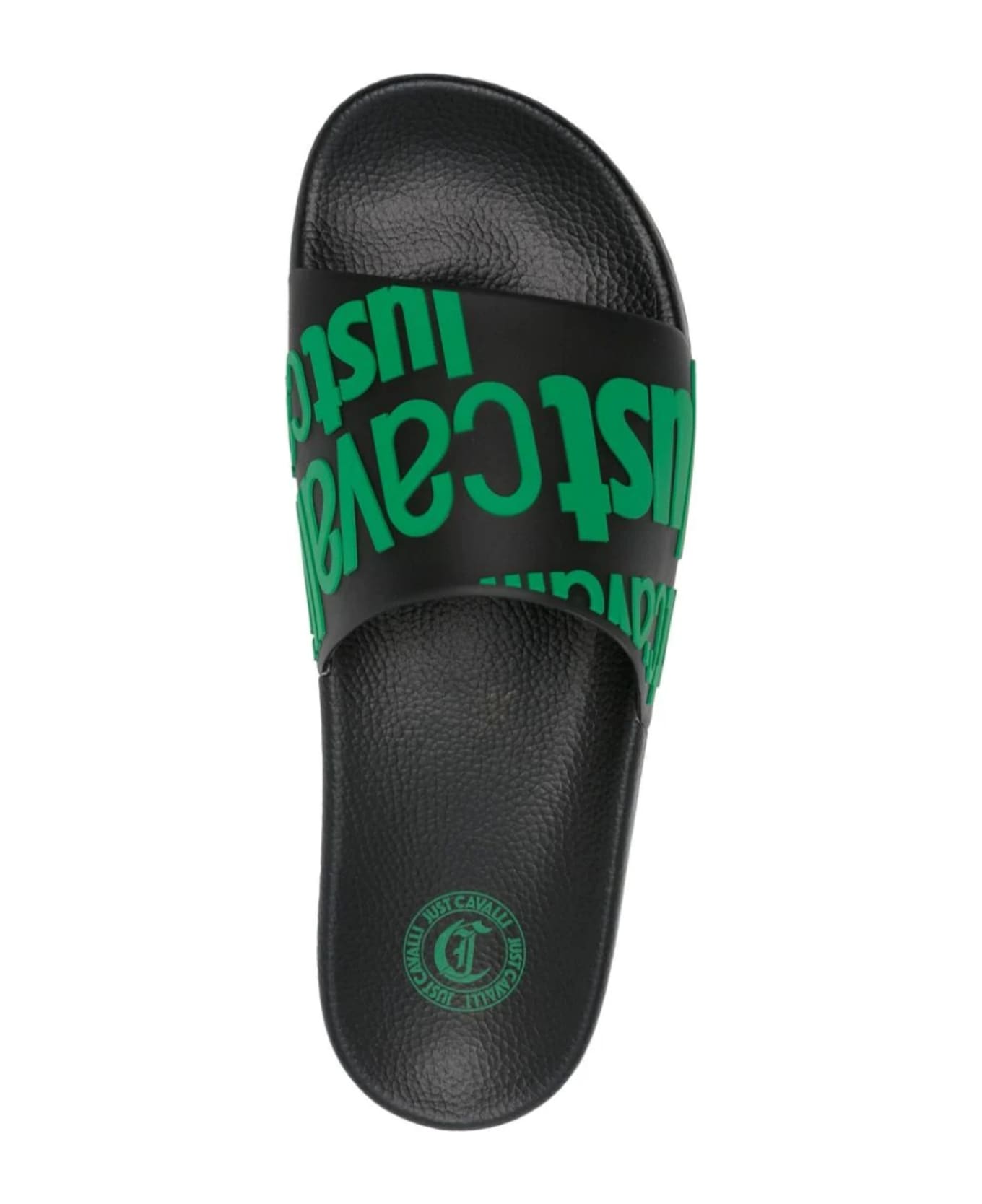 Just Cavalli Pool Slides - Black