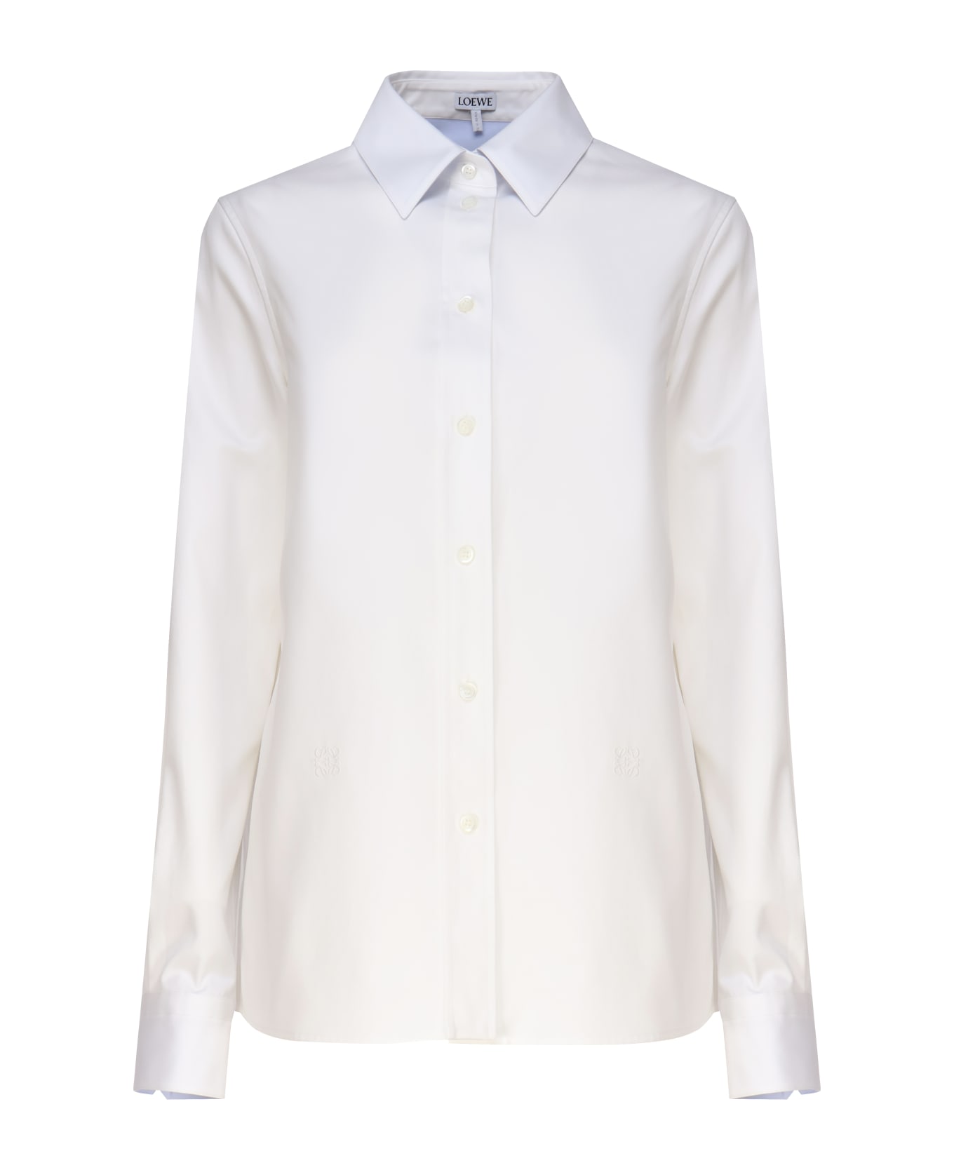 Loewe Shirt Crafted In Medium-weight Cotton Twill - White