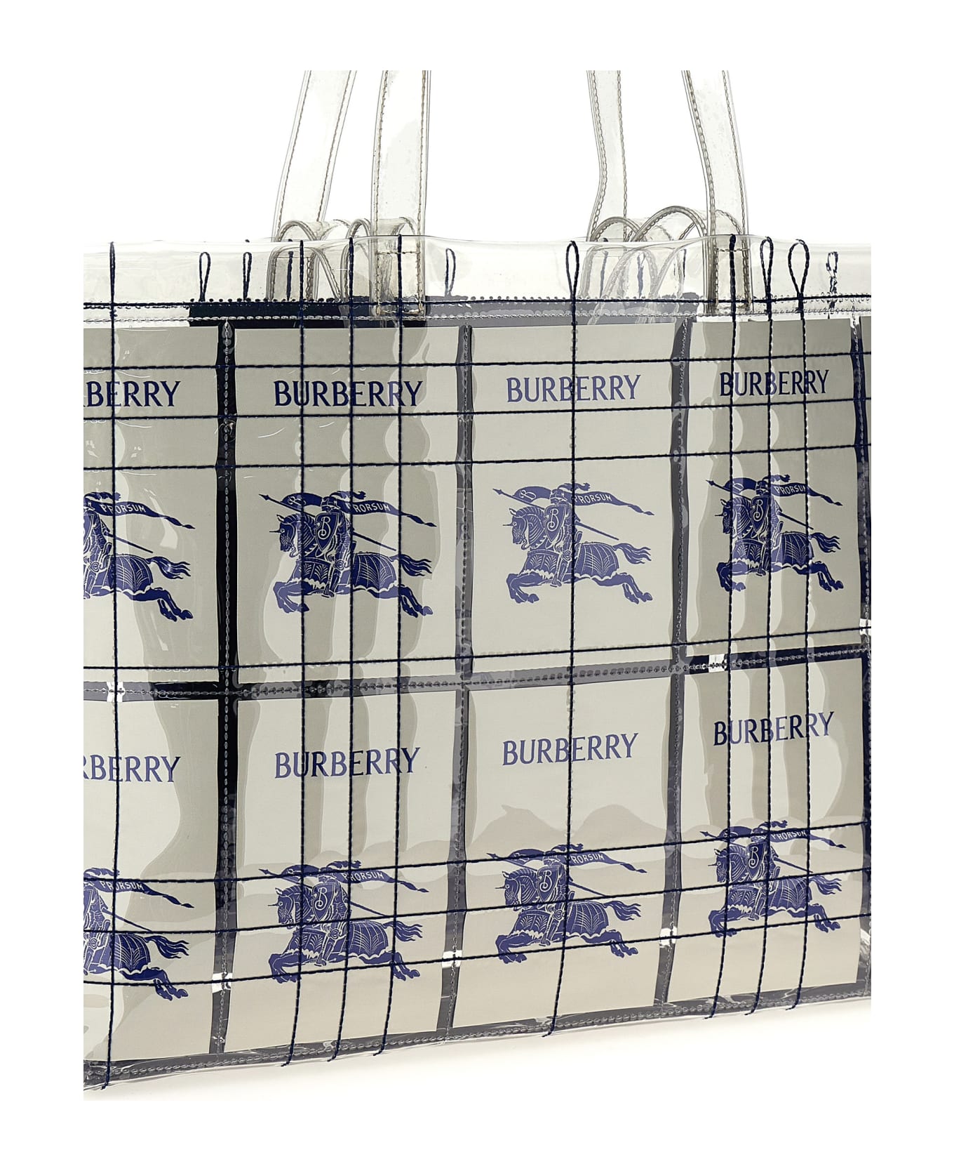 Burberry 'ekd' Label Shopping Bag - Multicolor