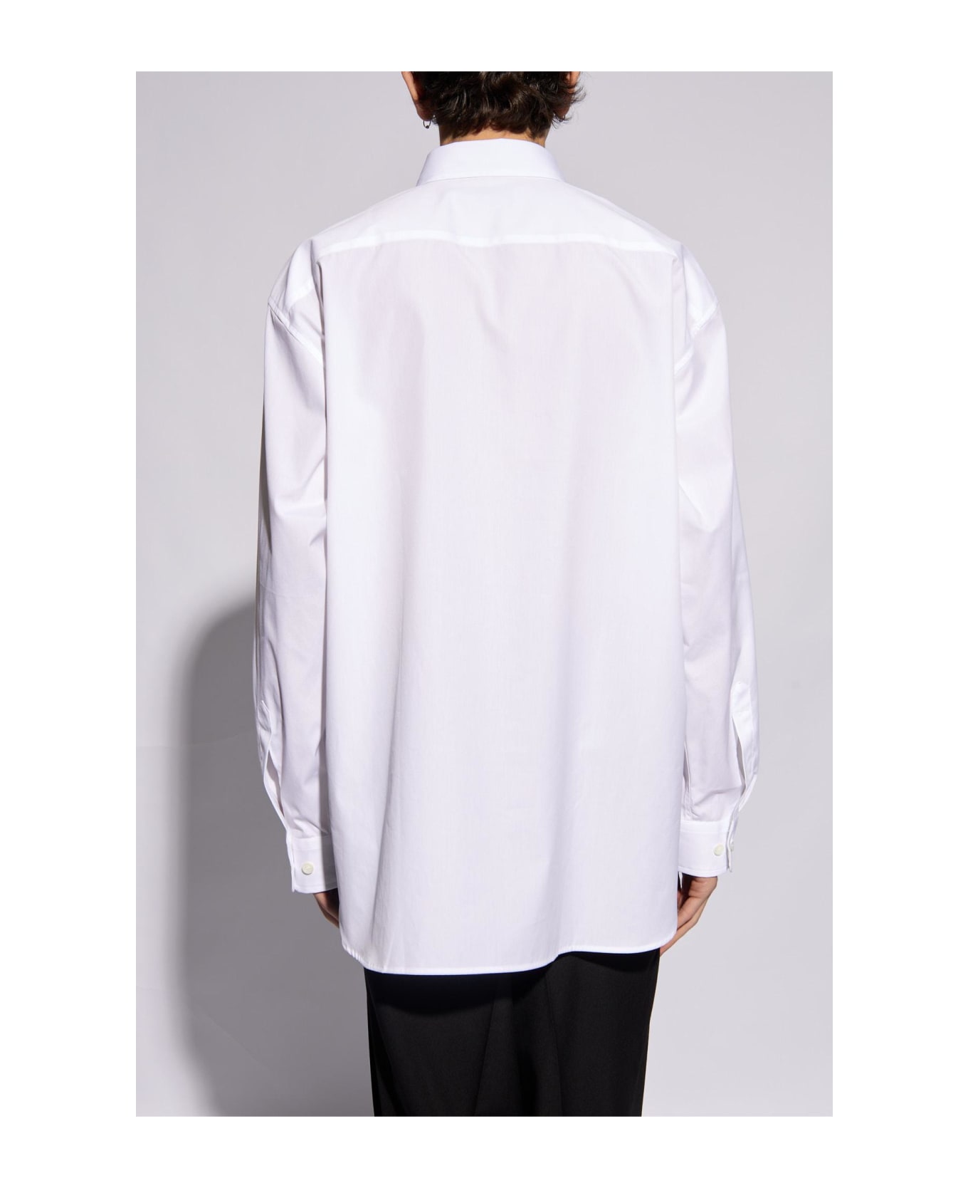 Dries Van Noten Shirt With Pinstripes - WHITE シャツ