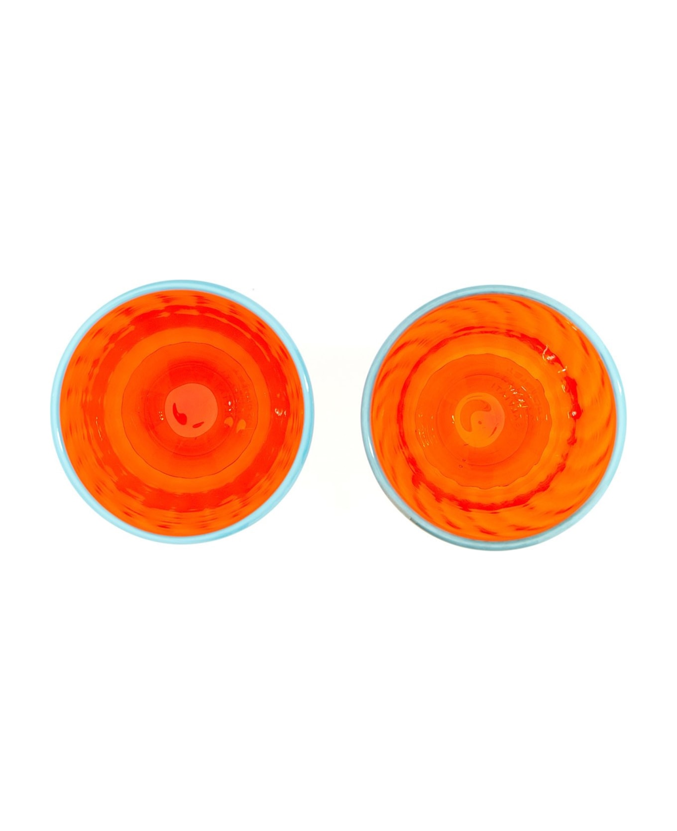 La DoubleJ 'rainbow' 2 Cup Set - Orange