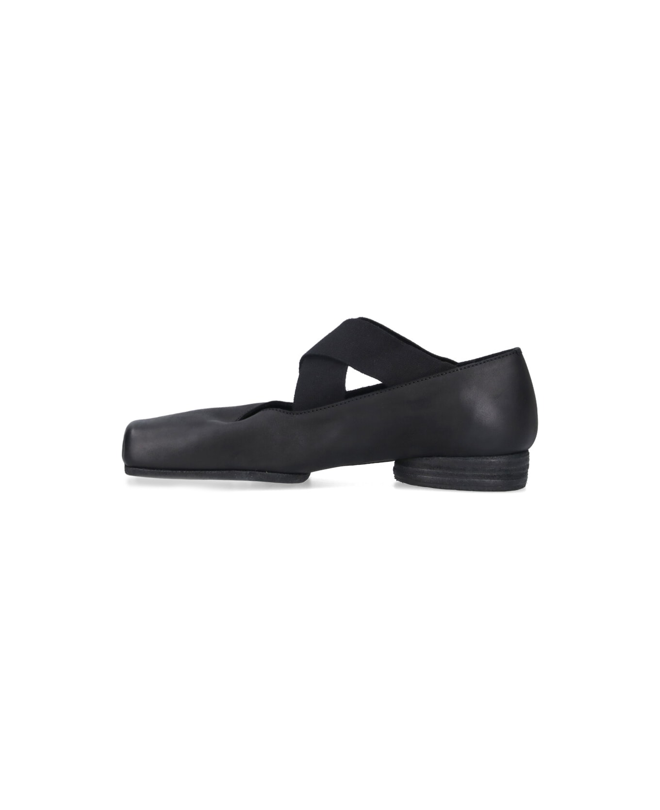 Uma Wang Heeled Ballet Flats - Black  