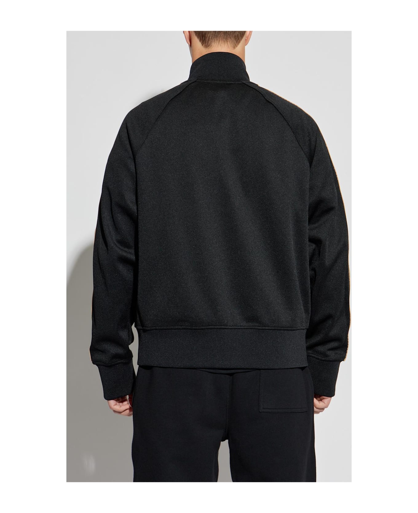 Burberry Sweatshirt With Stand-up Collar - BLACK