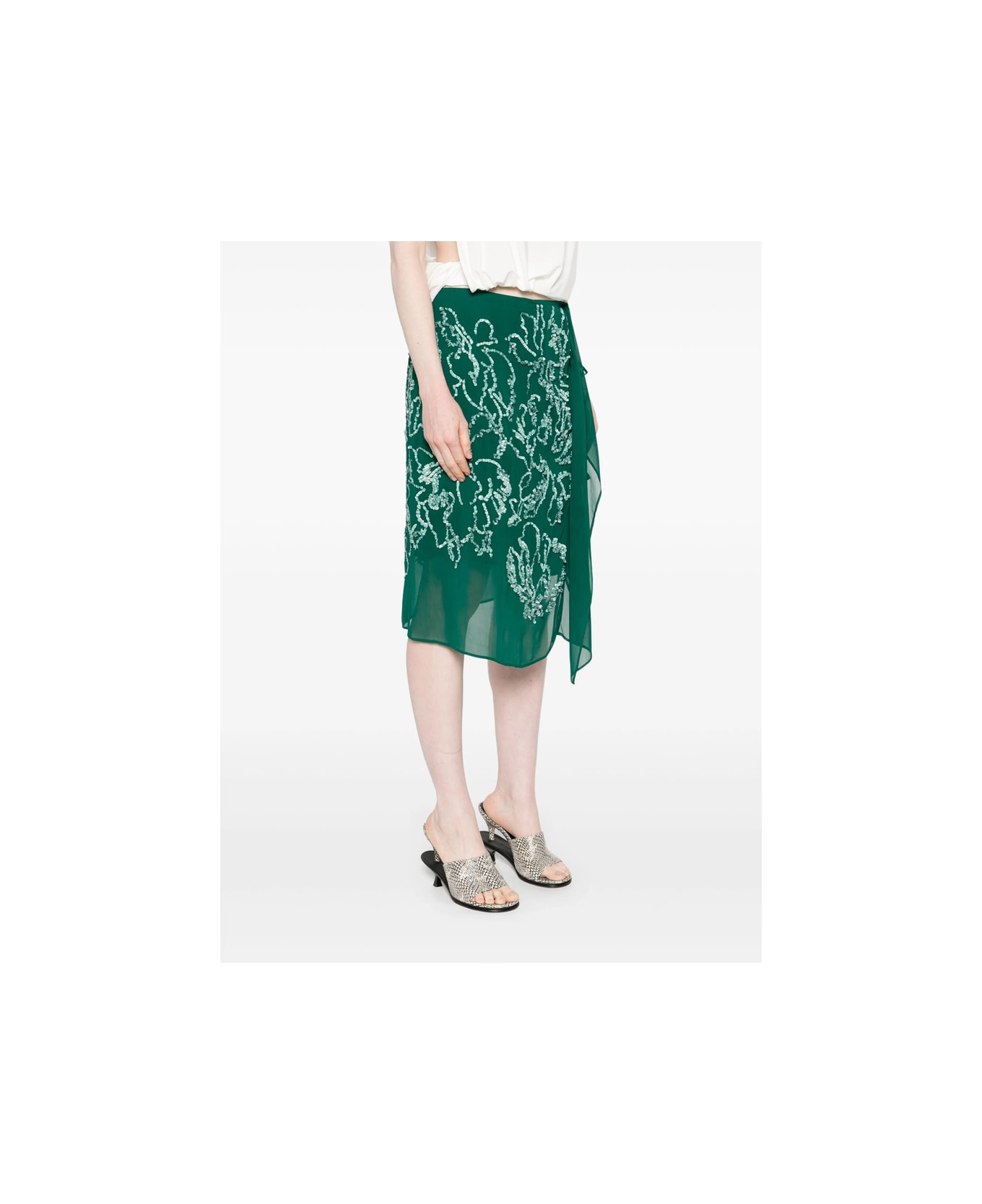 Dries Van Noten Skirt - GREEN