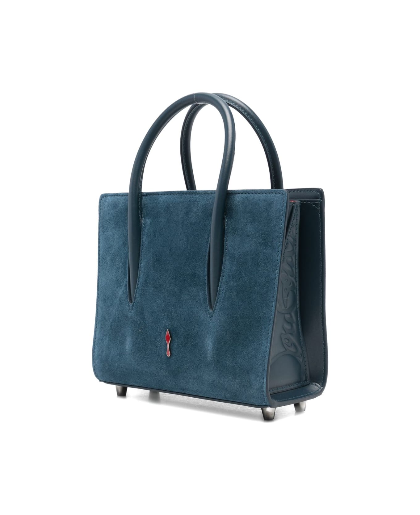 Christian Louboutin Paloma Mini Leather Tote Bag - Blue