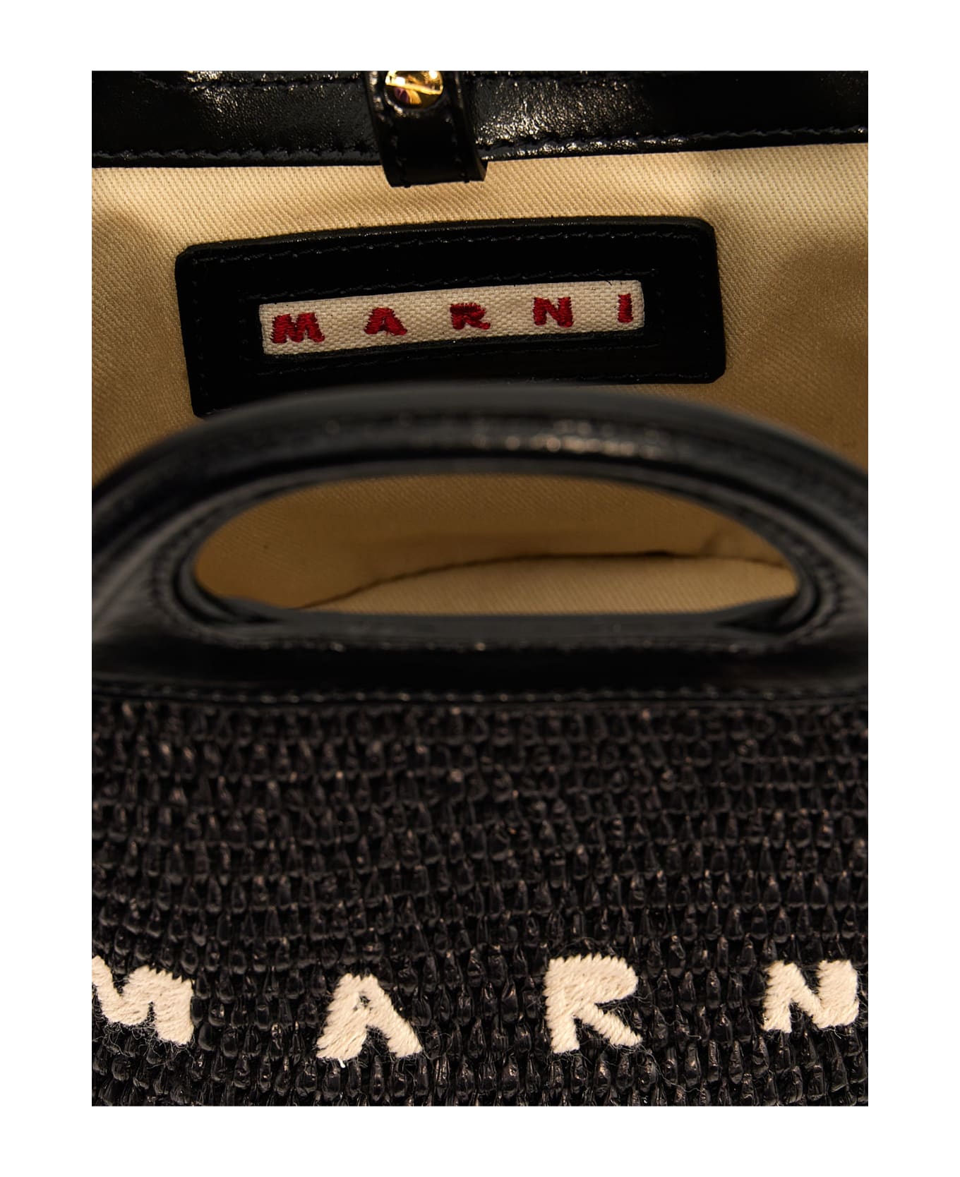 Marni 'tropicalia Micro' Handbag - Black   トートバッグ