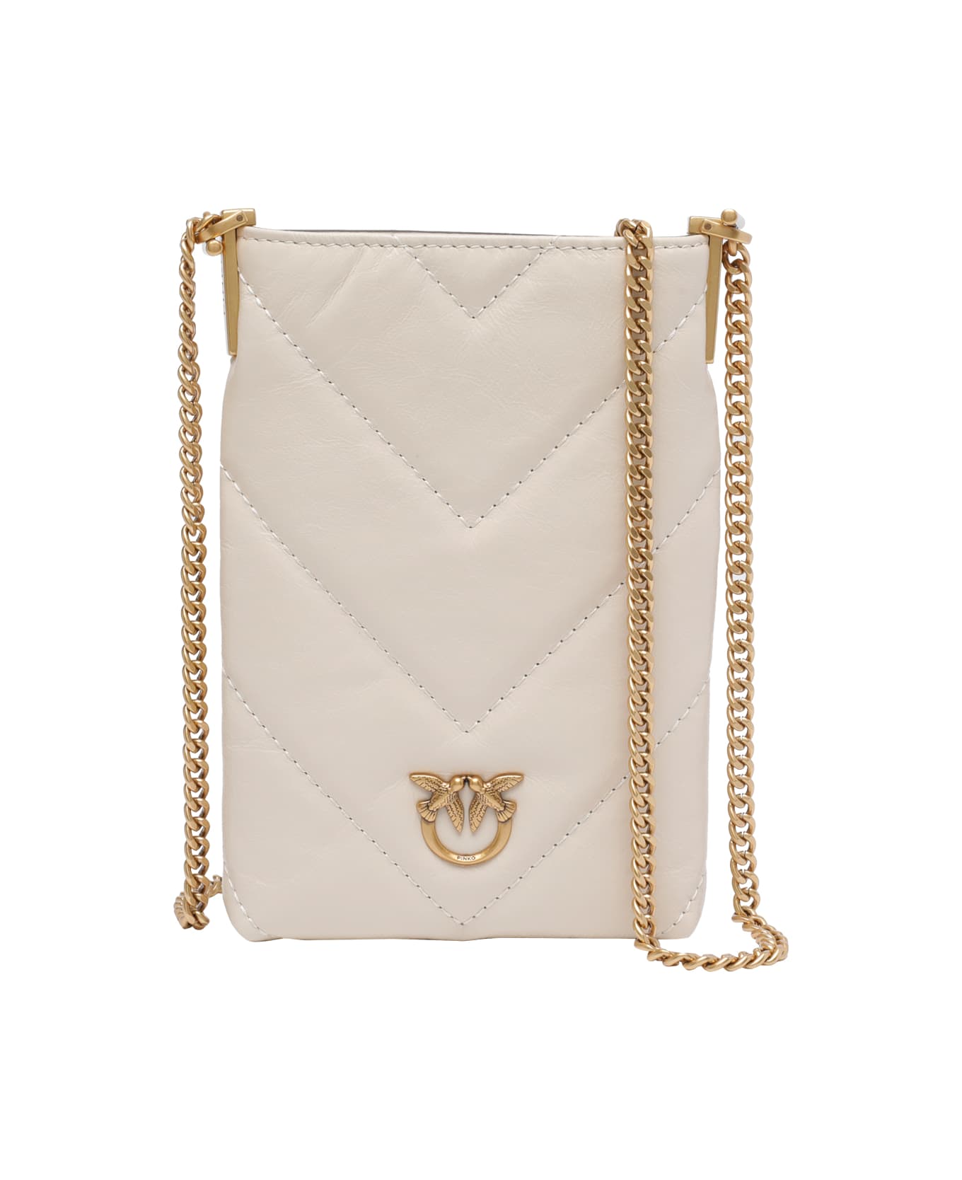 Pinko Monogram Phone Cover - White
