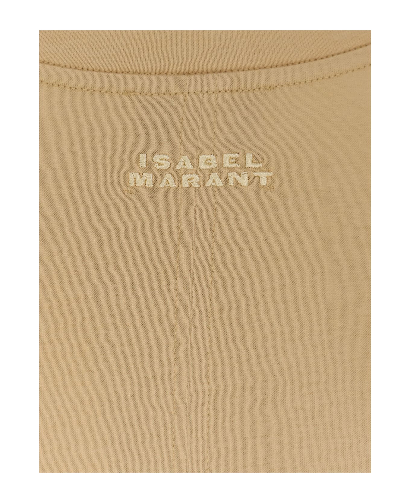 Isabel Marant Zelitos Organic Cotton T-shirt - Dusky Yellow