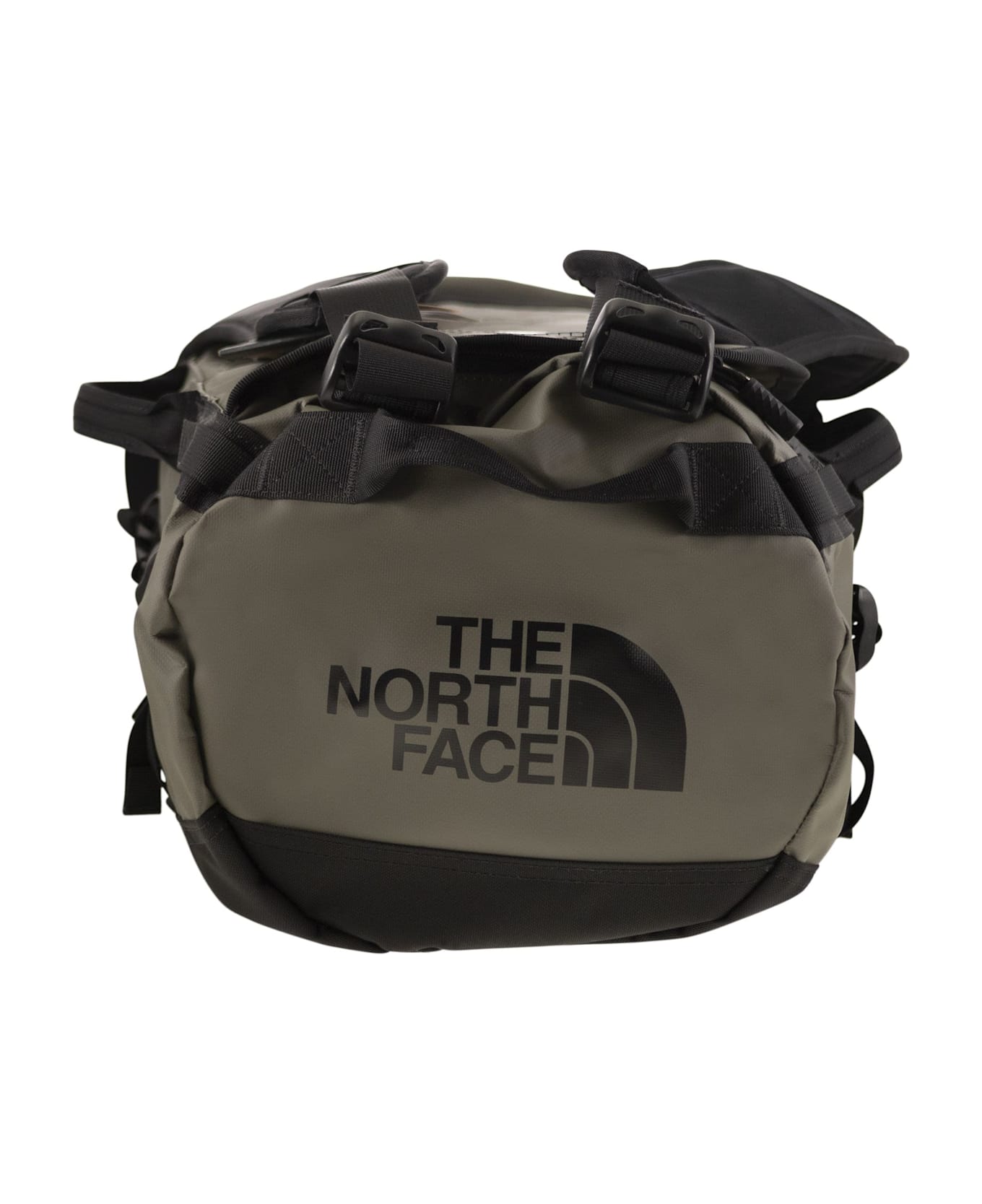 The North Face Base Camp Duffel - Duffel Bag With Shoulder Straps - Green/black トラベルバッグ