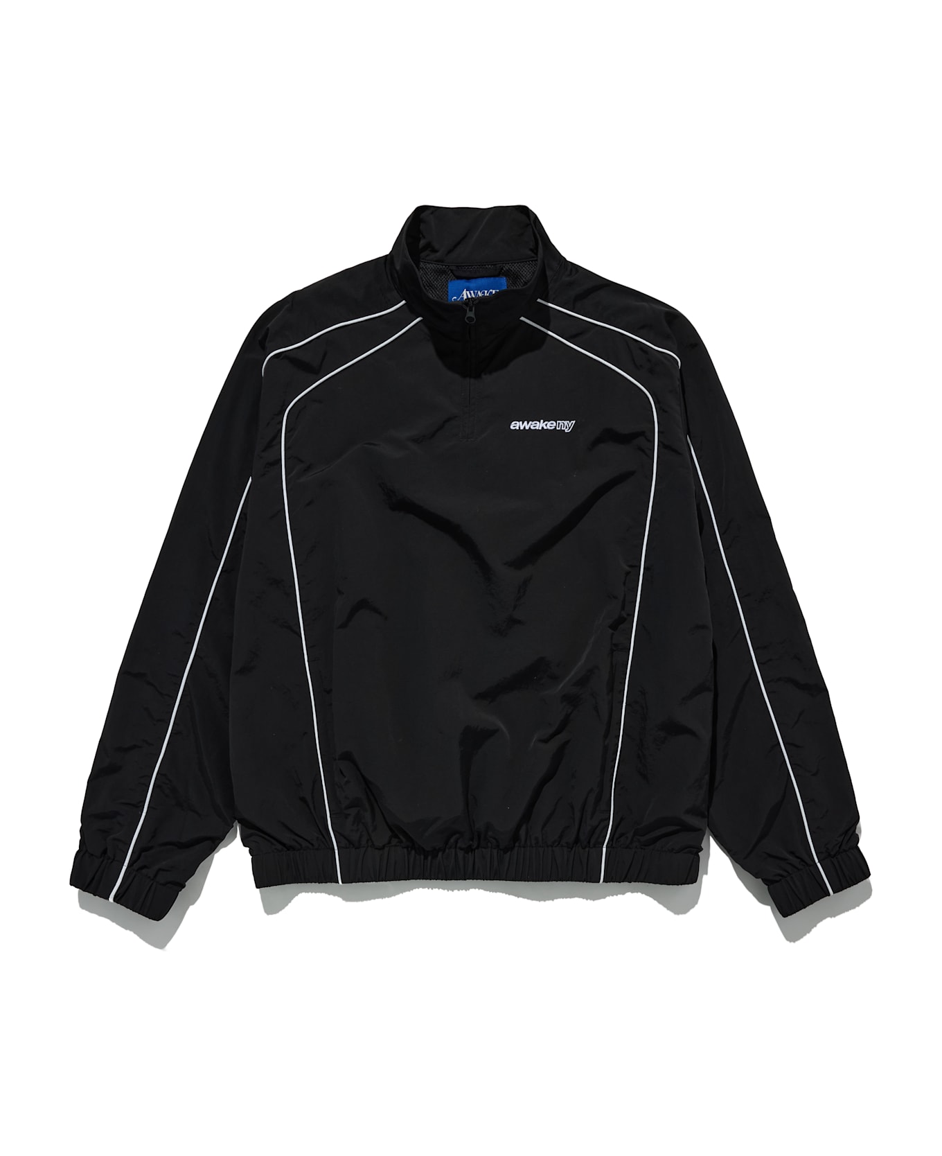 Awake NY Quarter Zip Track Jacket - Black